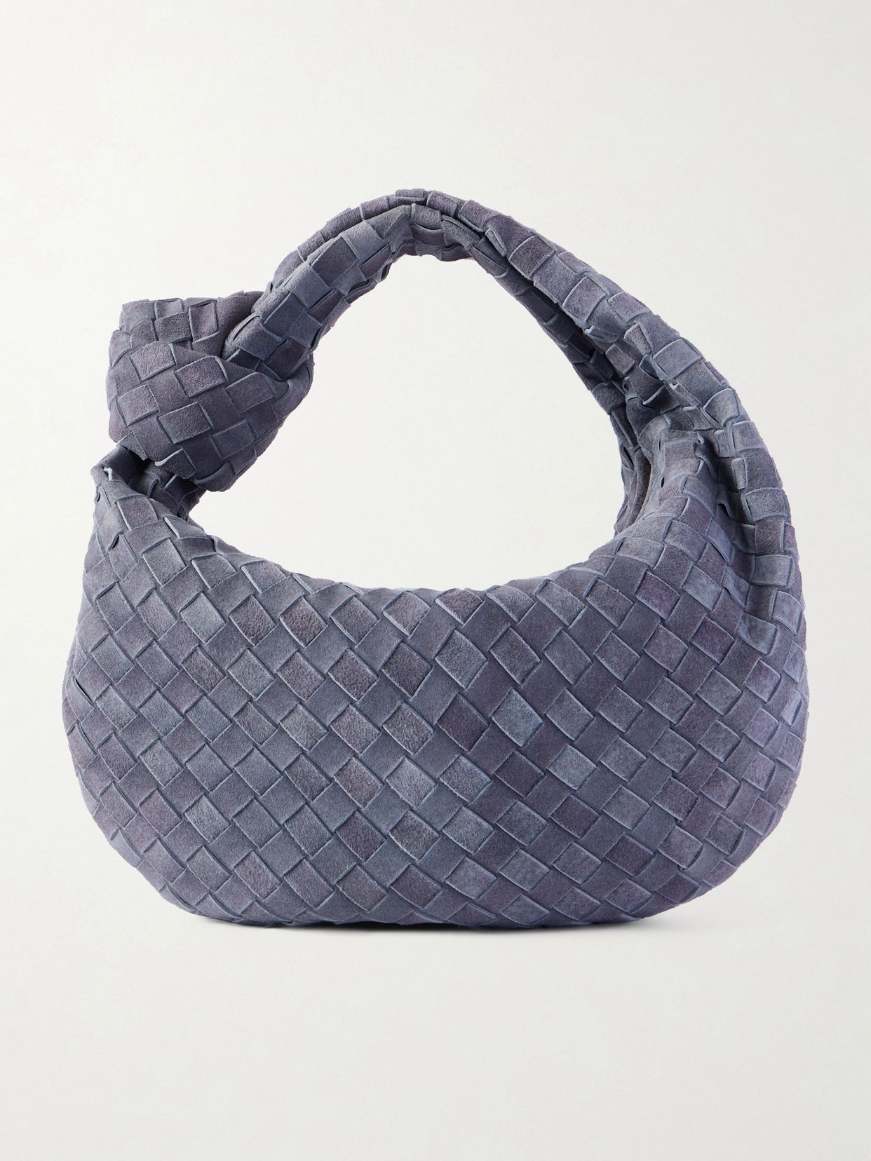 Jodie Small Intrecciato Suede Tote