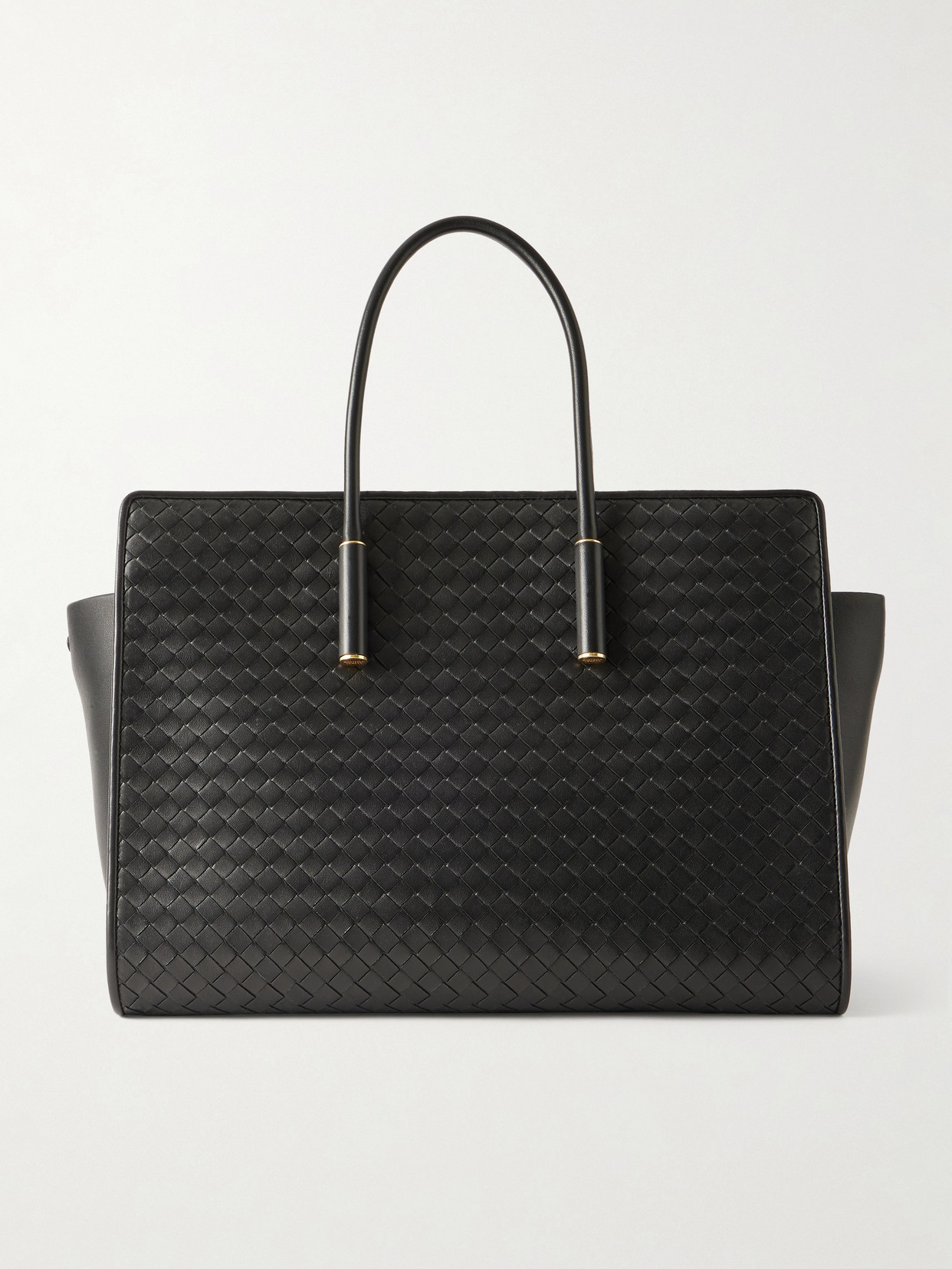 Bottega Veneta - Barbara Intrecciato Leather Tote - Black