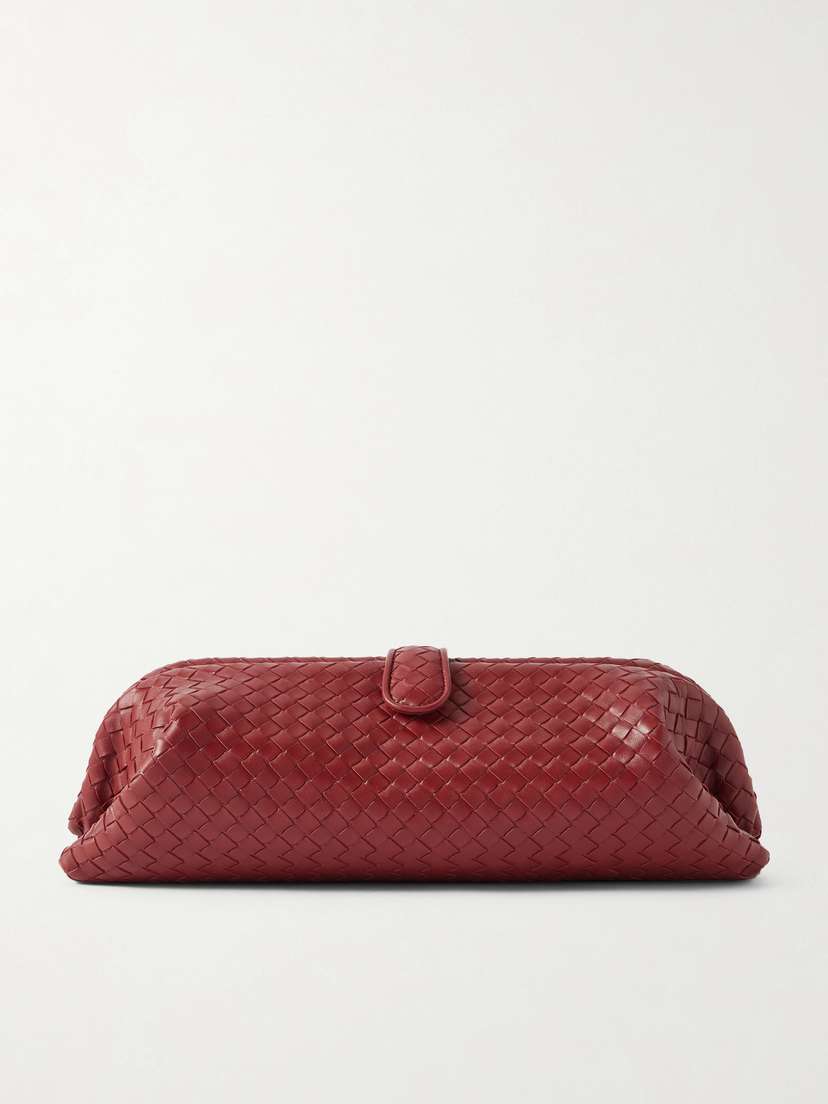 Bottega Veneta Lauren 1979 Intrecciato Leather Clutch