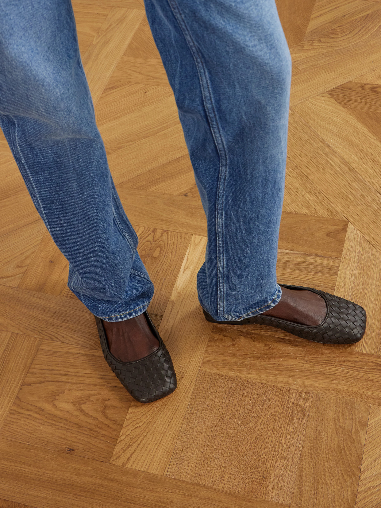 Charlotte Intrecciato Ballet Flats