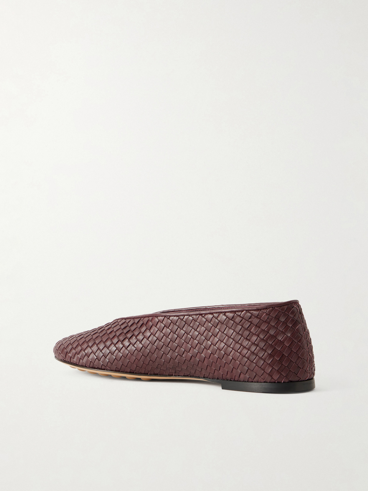 Rosa Intrecciato Ballet Flats