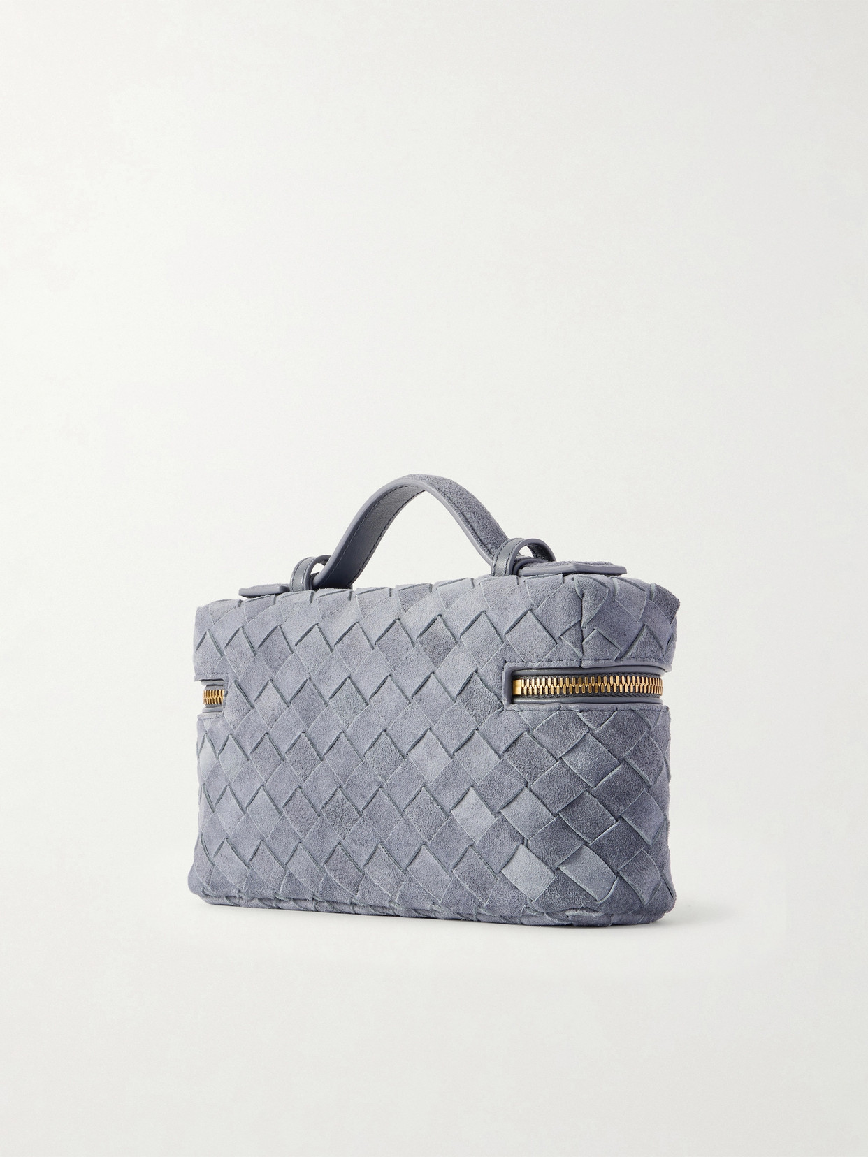 Bang Bang Intrecciato Suede Tote