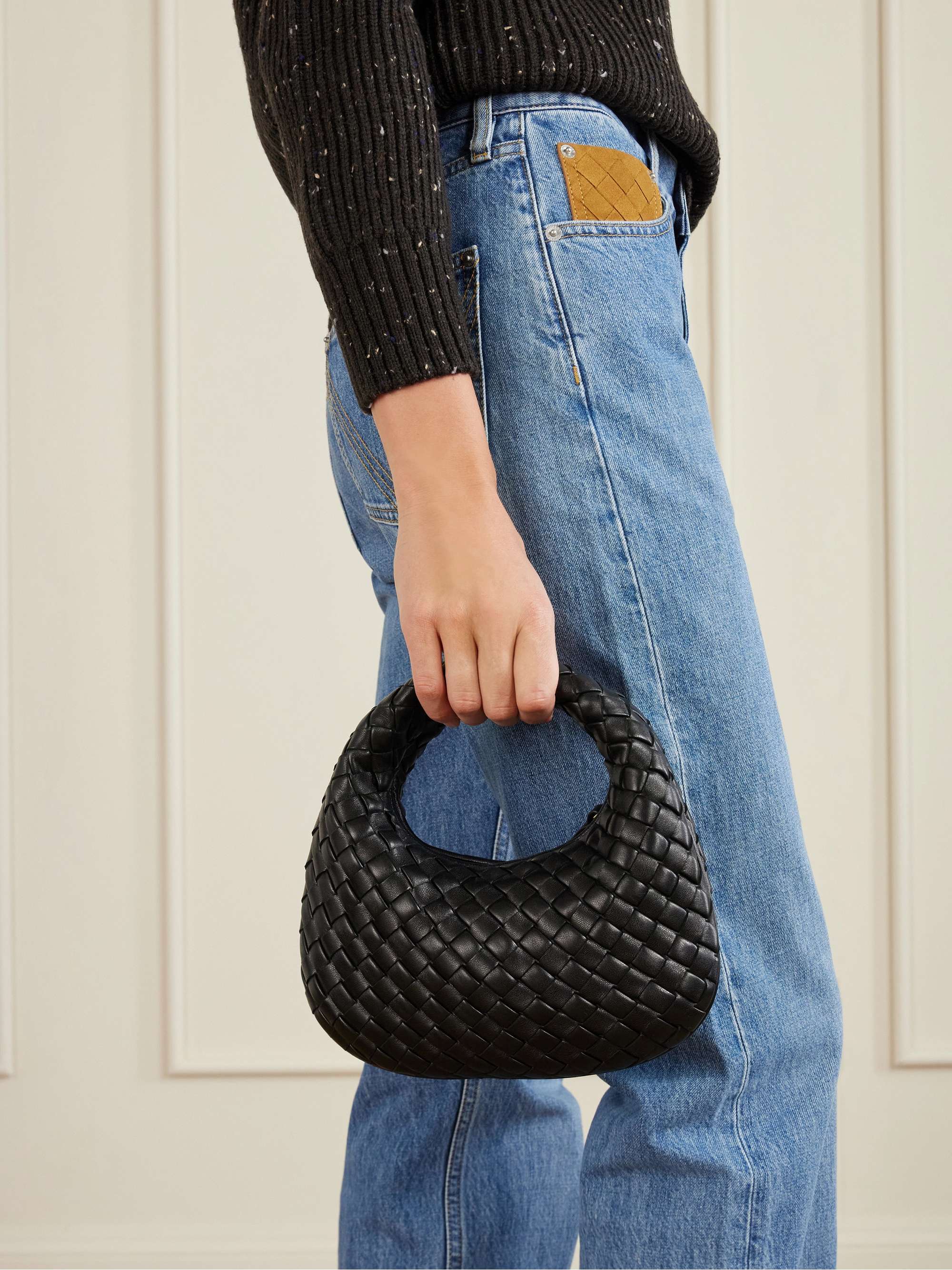 BOTTEGA VENETA Baby Veneta Intrecciato leather shoulder bag | NET
