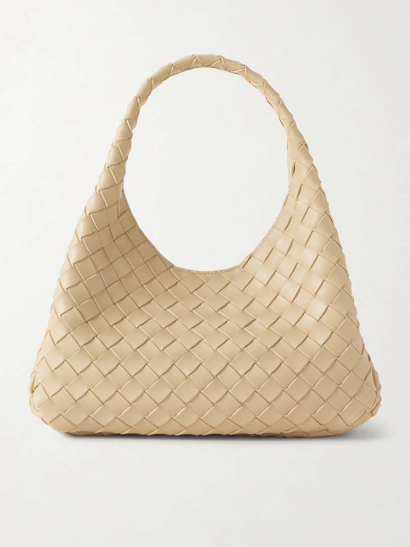 Bottega Veneta Campana Intrecciato Suede Tote