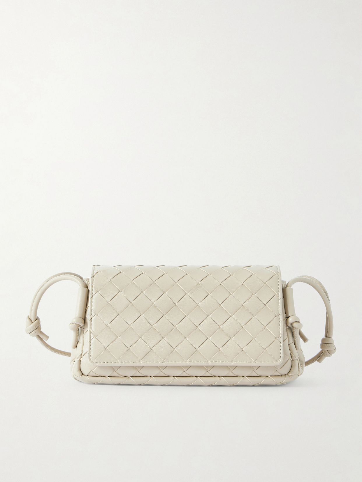 Notturno Intrecciato Leather Shoulder Bag