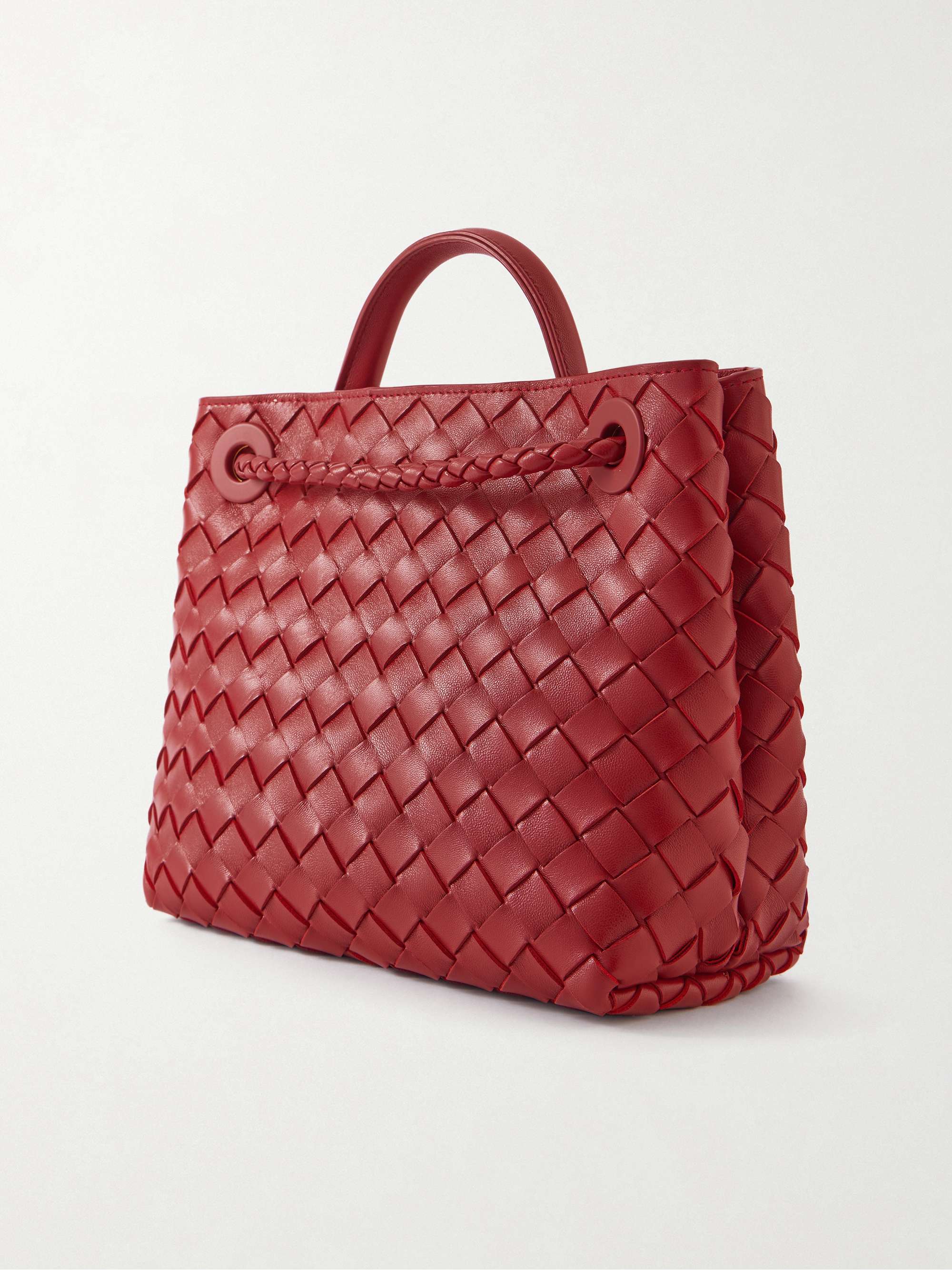 BOTTEGA VENETA Andiamo intrecciato leather tote | NET-A-PORTER