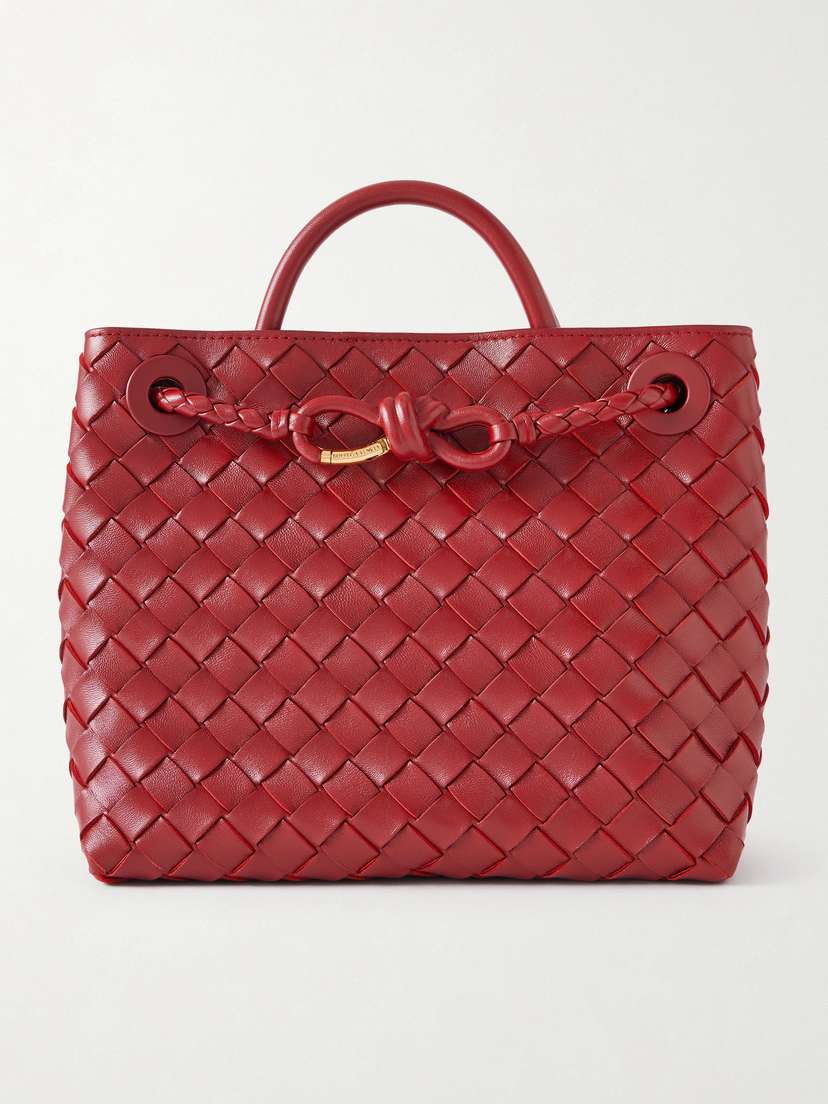 Bottega Veneta Andiamo Intrecciato Leather Tote