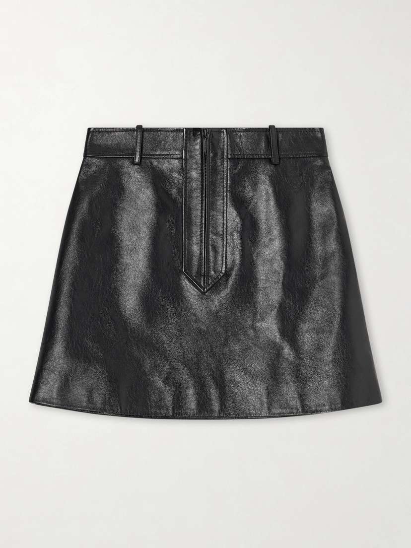 Gucci Leather Mini Skirt