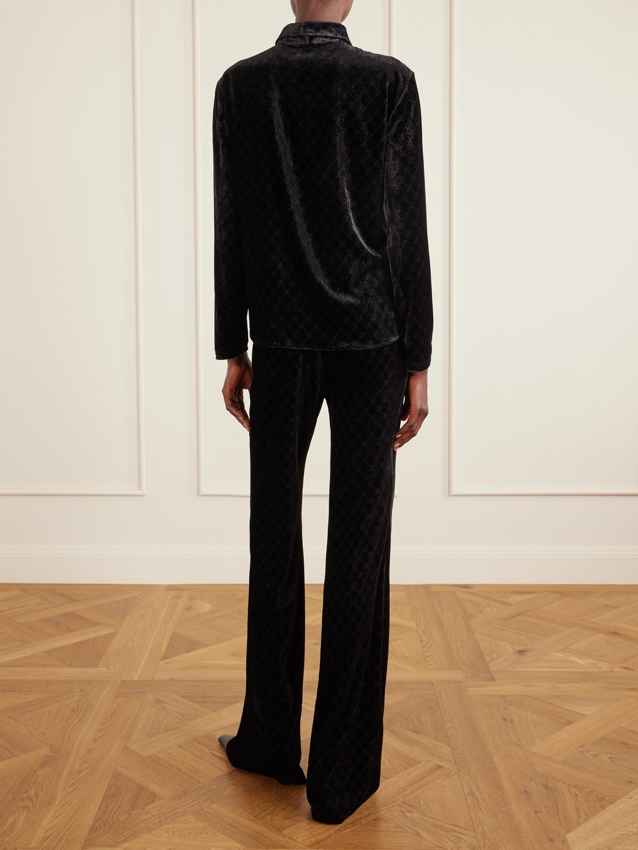 Devoré-Velvet Shirt