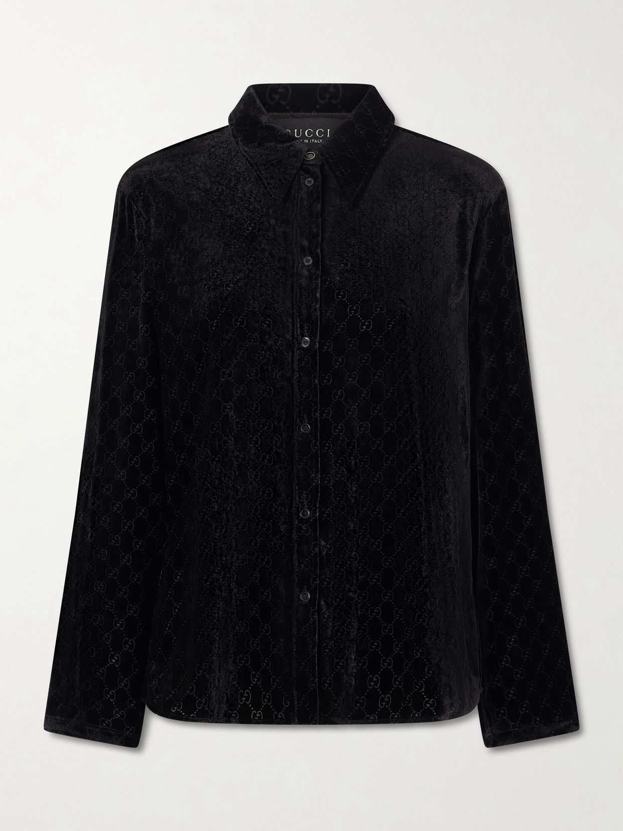 Devoré-Velvet Shirt
