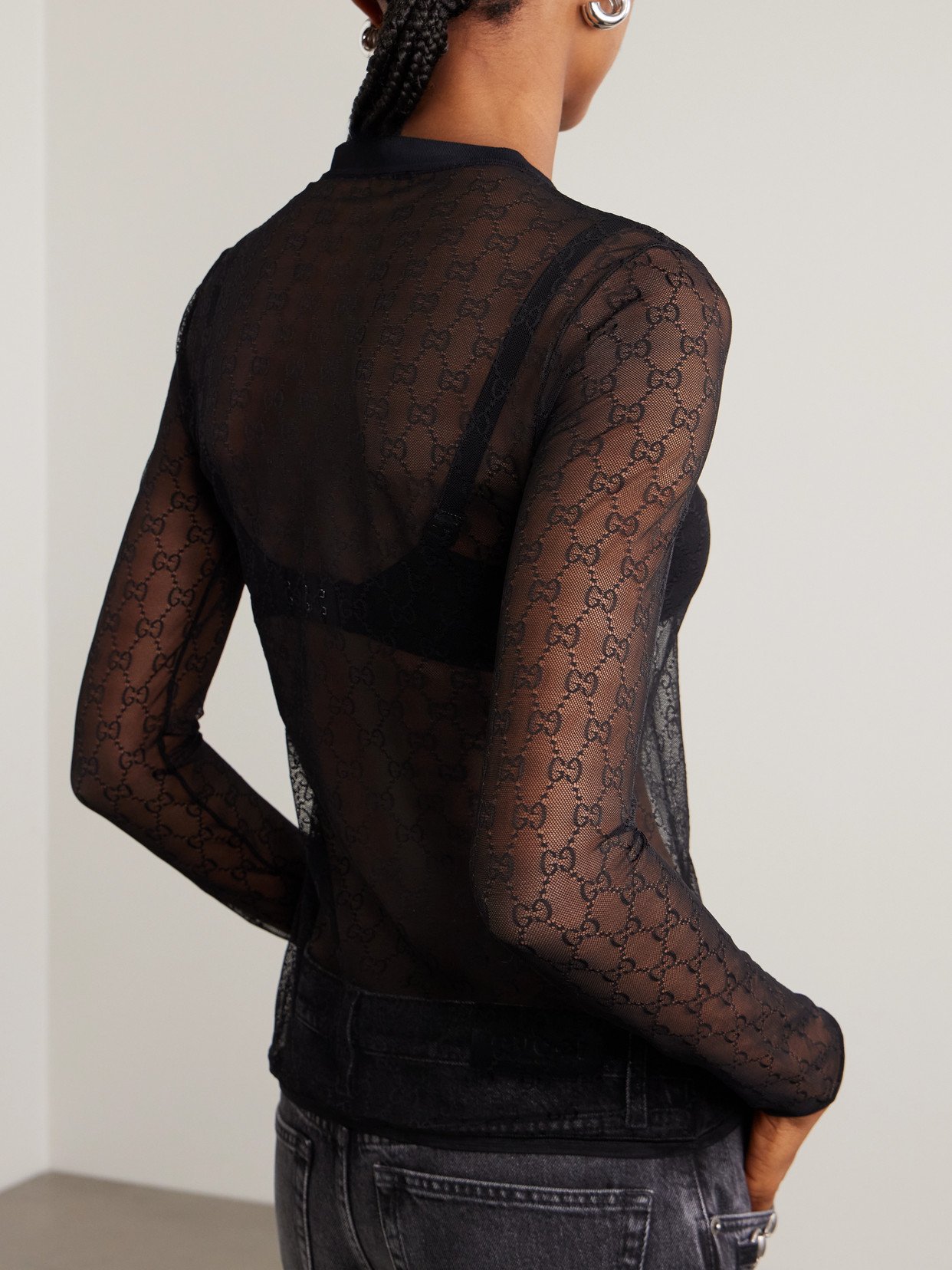 GG Stretch-Lace Top