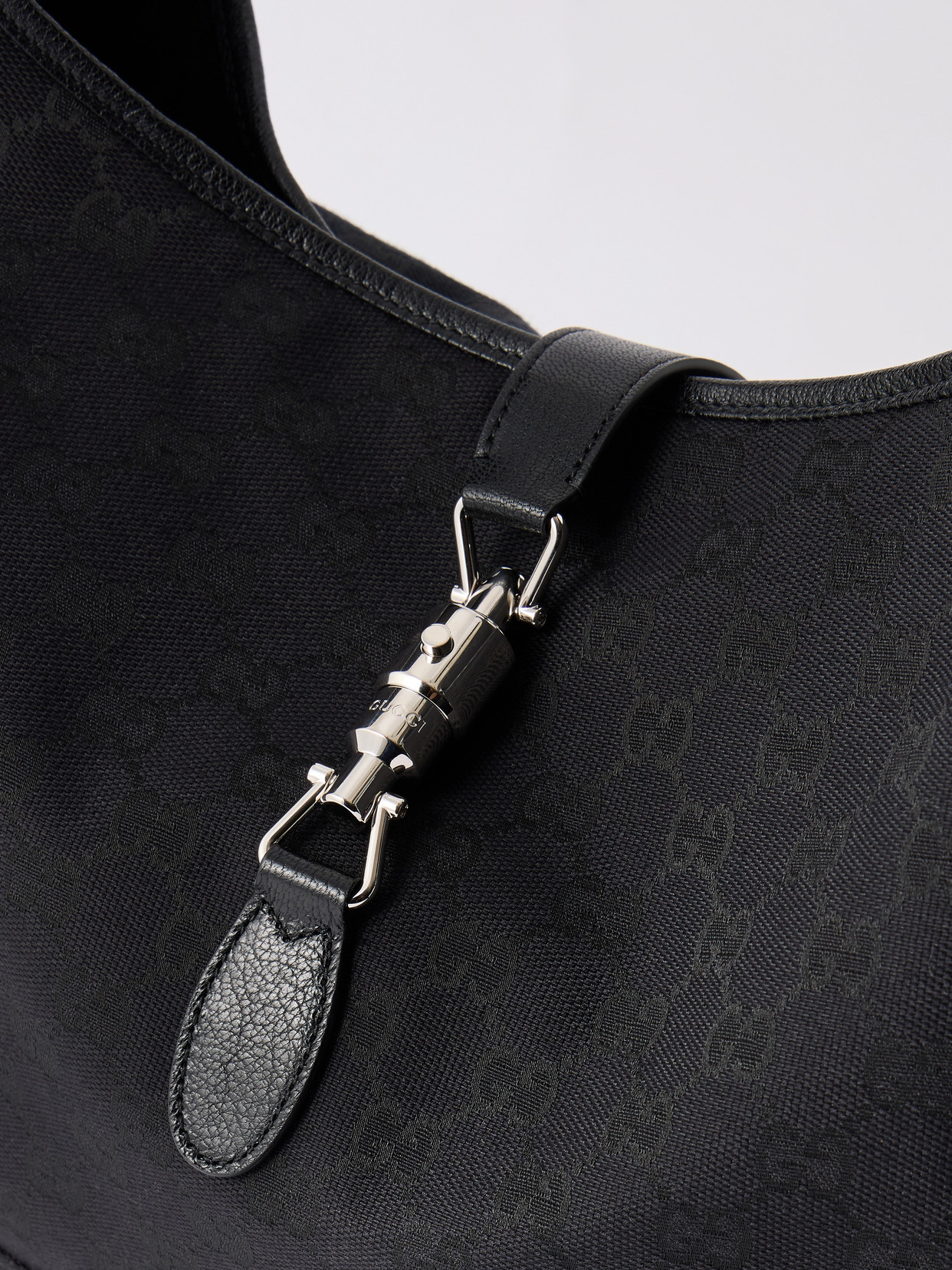 Jackie 1961 Large Canvas-Jacquard Shoulder Bag