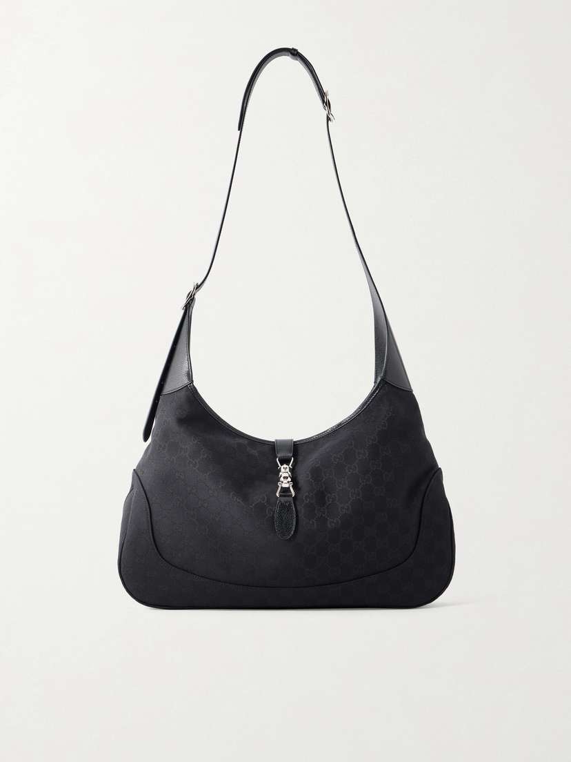 Gucci Jackie 1961 Large Canvas-jacquard Shoulder Bag