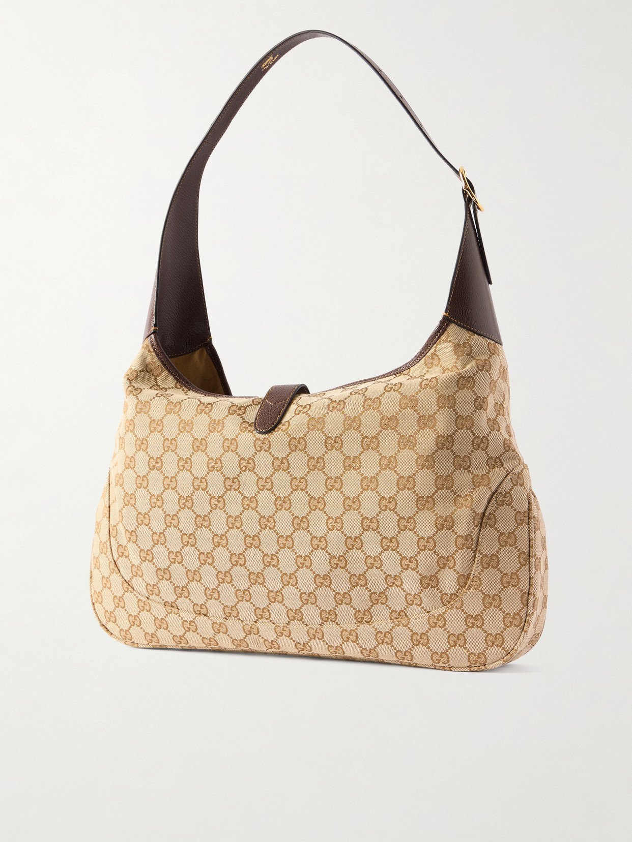 Jackie 1961 Leather-Trimmed Printed Coated-Canvas Shoulder Bag