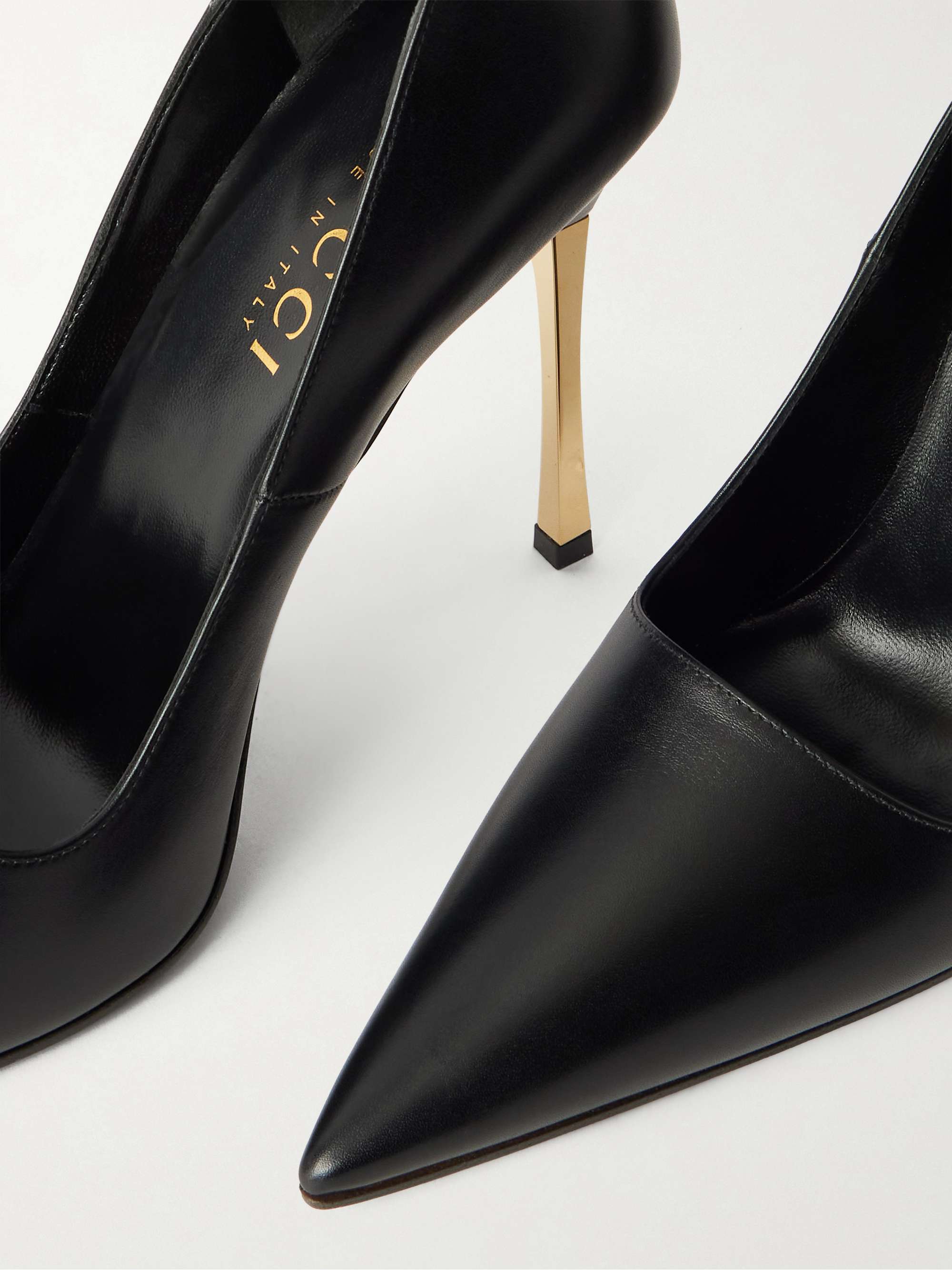 GUCCI Bombshell leather pumps | NET-A-PORTER