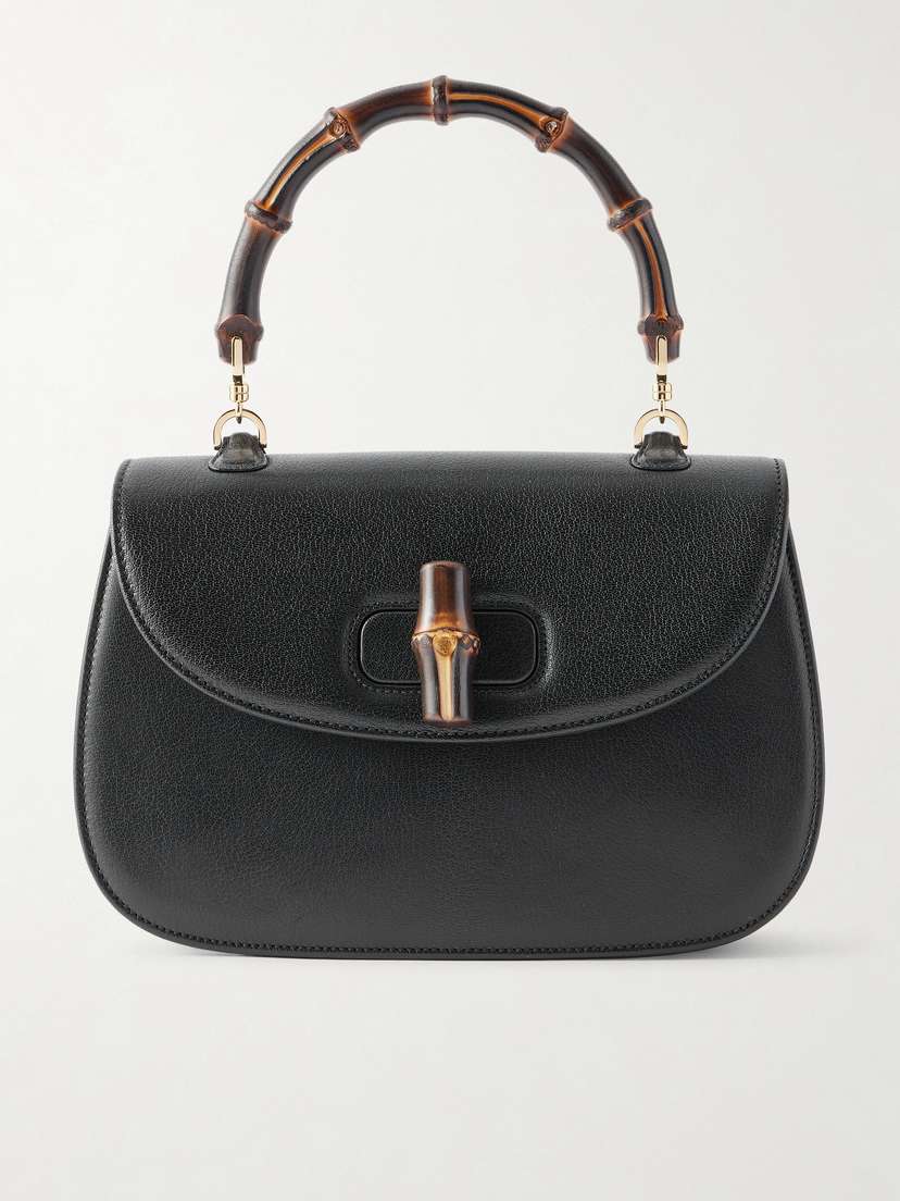 Gucci Bamboo 1947 Medium Leather Clutch