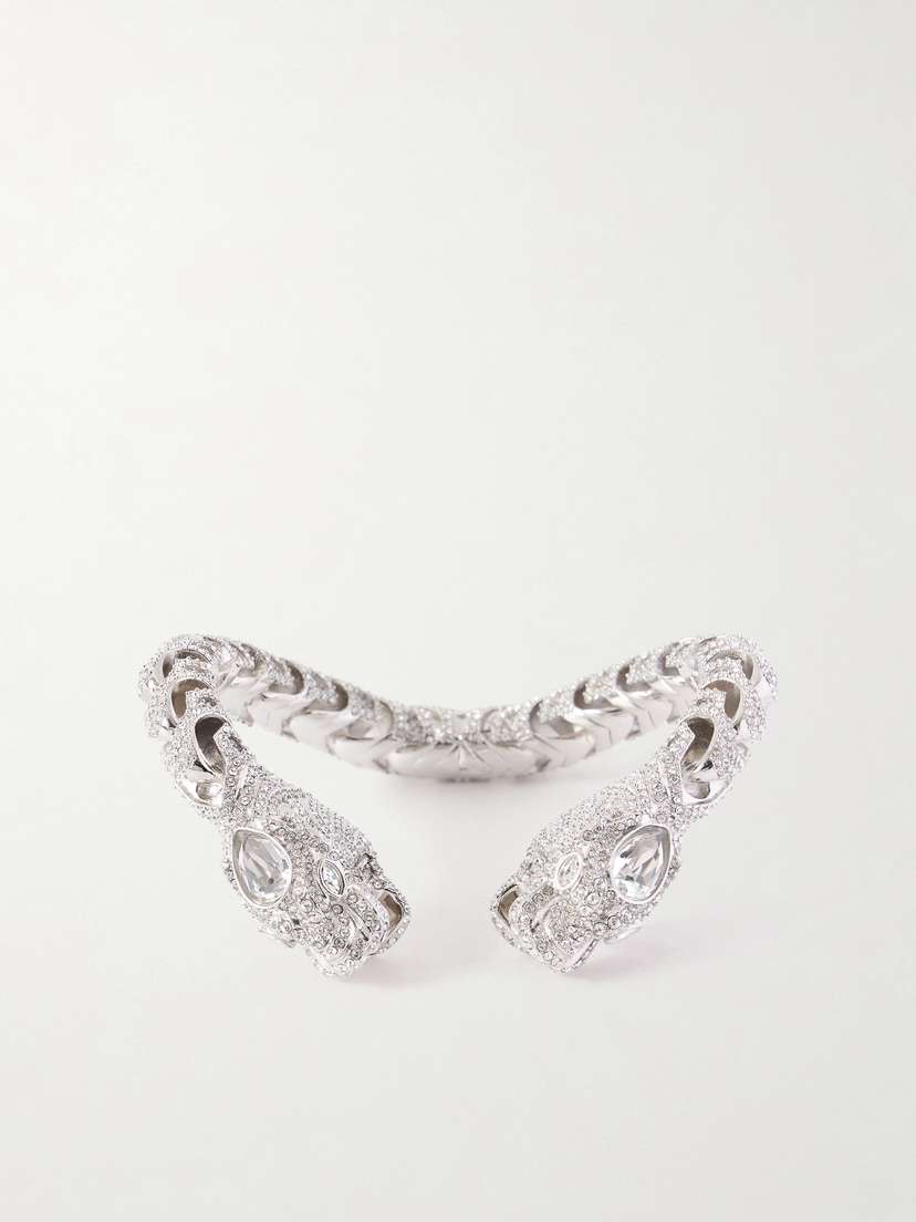 Gucci Dionysus ilver-tone And Crystal Cuff