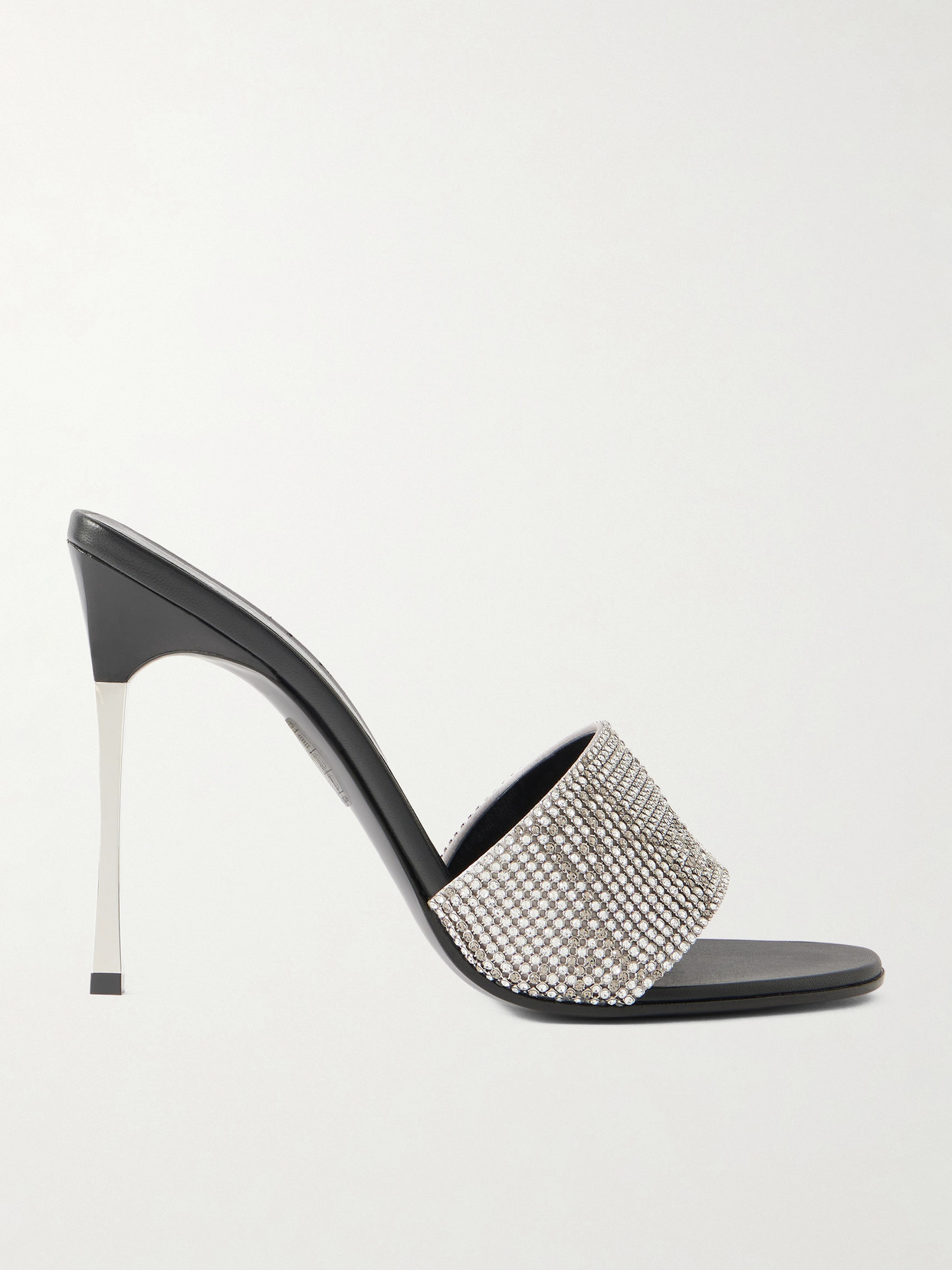 Bombshell Crystal-Embellished Mules