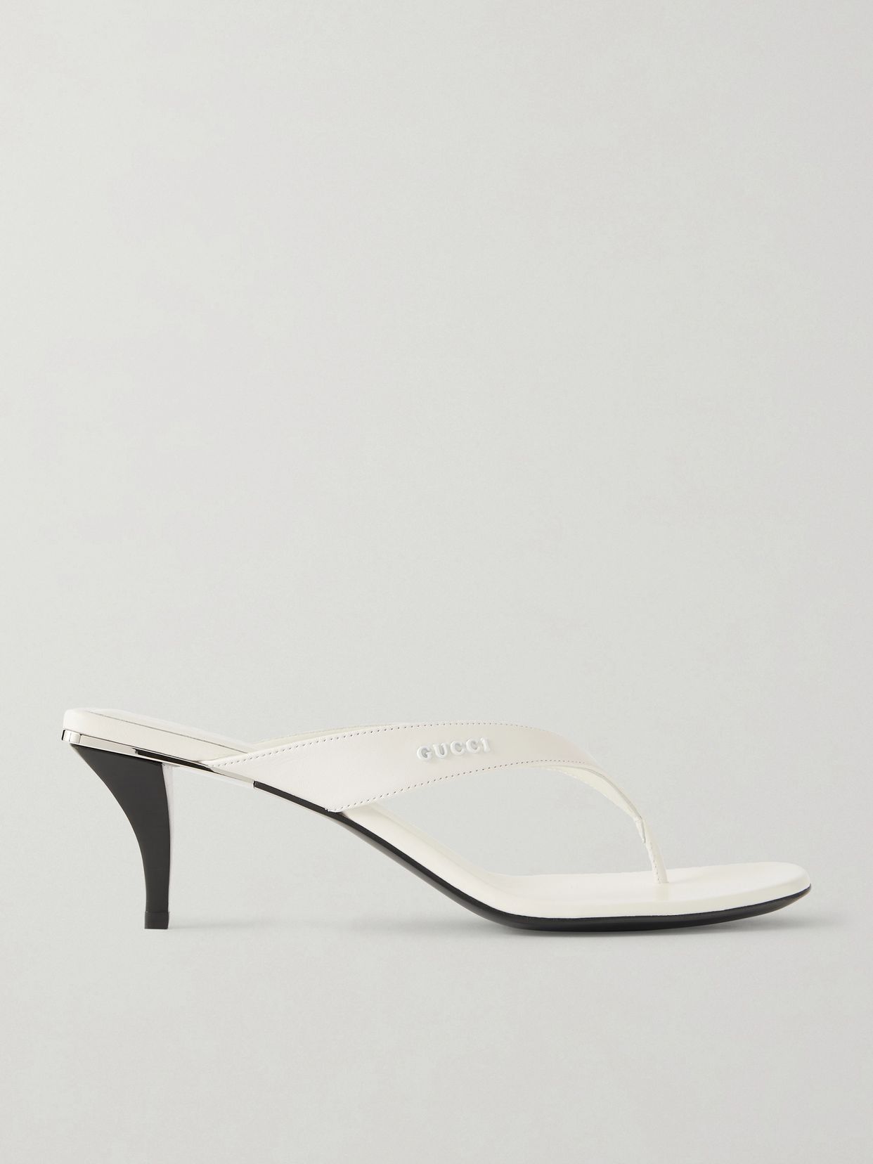 Vittoria logo-embellished leather thong sandals