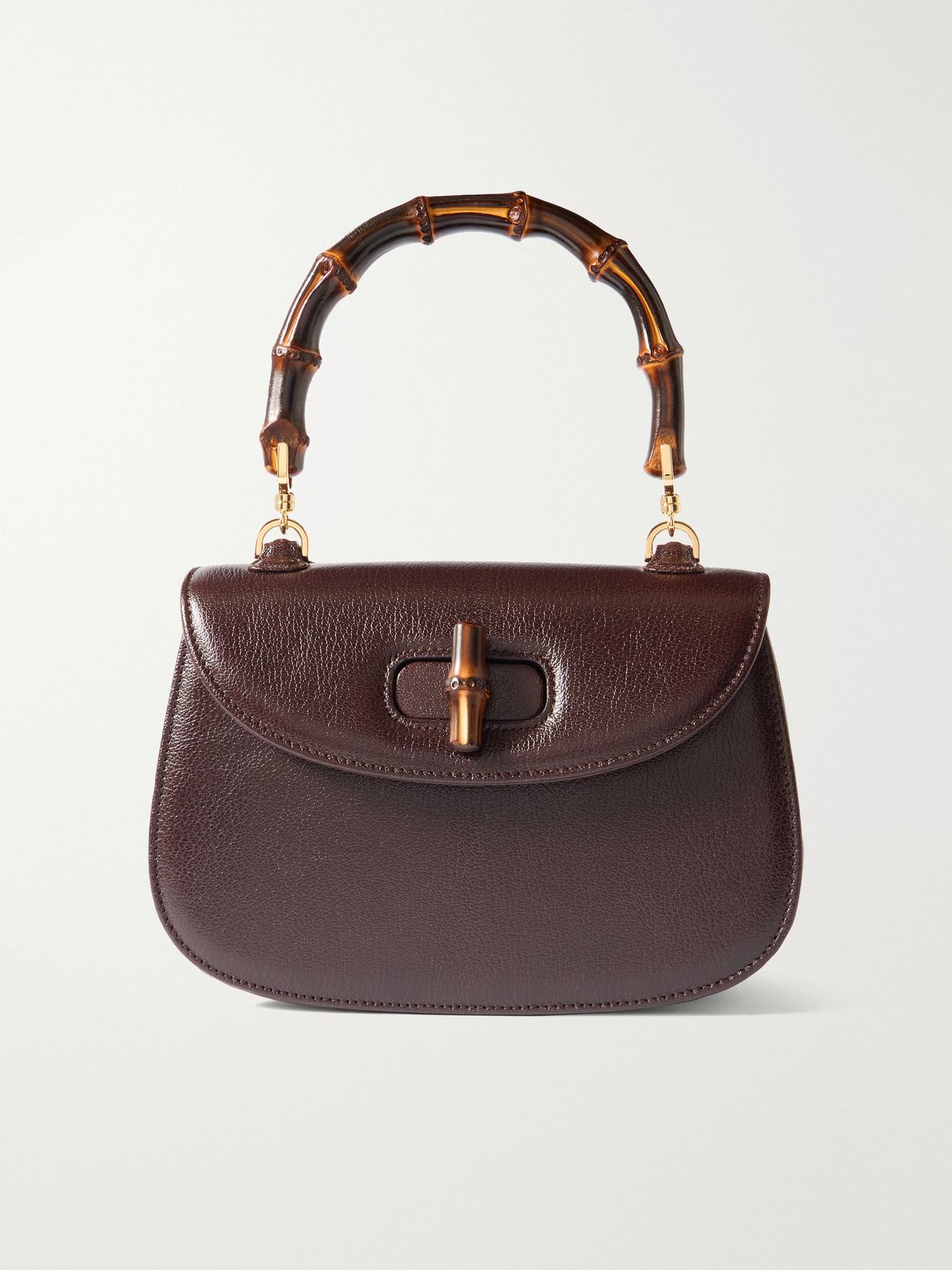 Bamboo 1947 Small Textured Leather Tote