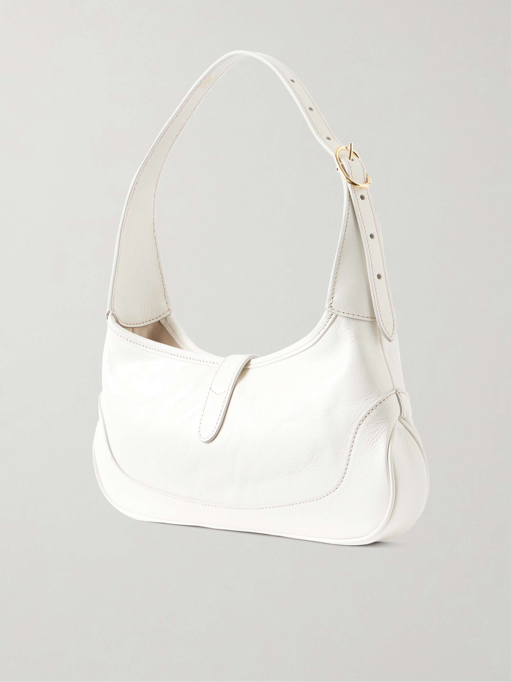 GUCCI Jackie 1961 textured-leather shoulder bag | NET-A-PORTER