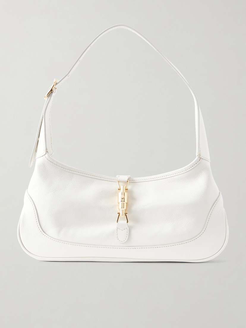 Gucci Jackie 1961 Slim Textured-leather Shoulder Bag