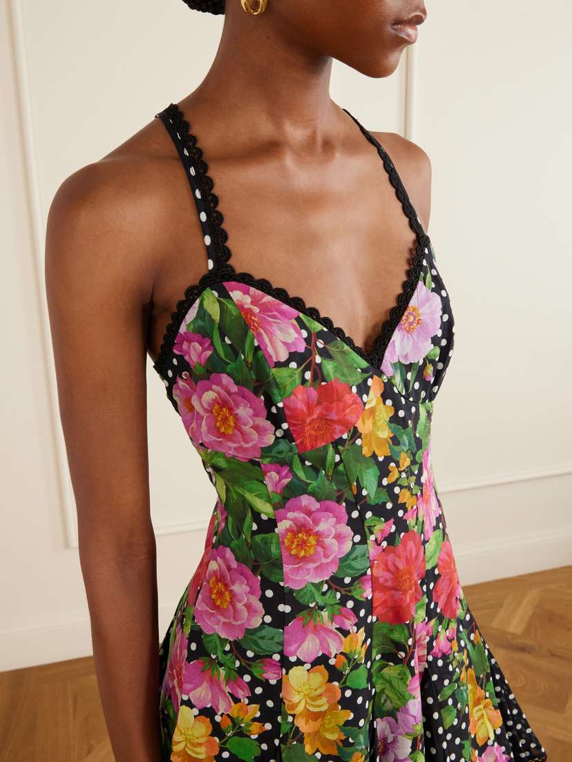 Charo Ruiz Rosela Floral-print Cotton-blend Mini Dress | Thumbnail 4