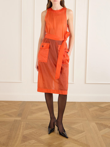 Saint Laurent Buttoned front midi dress