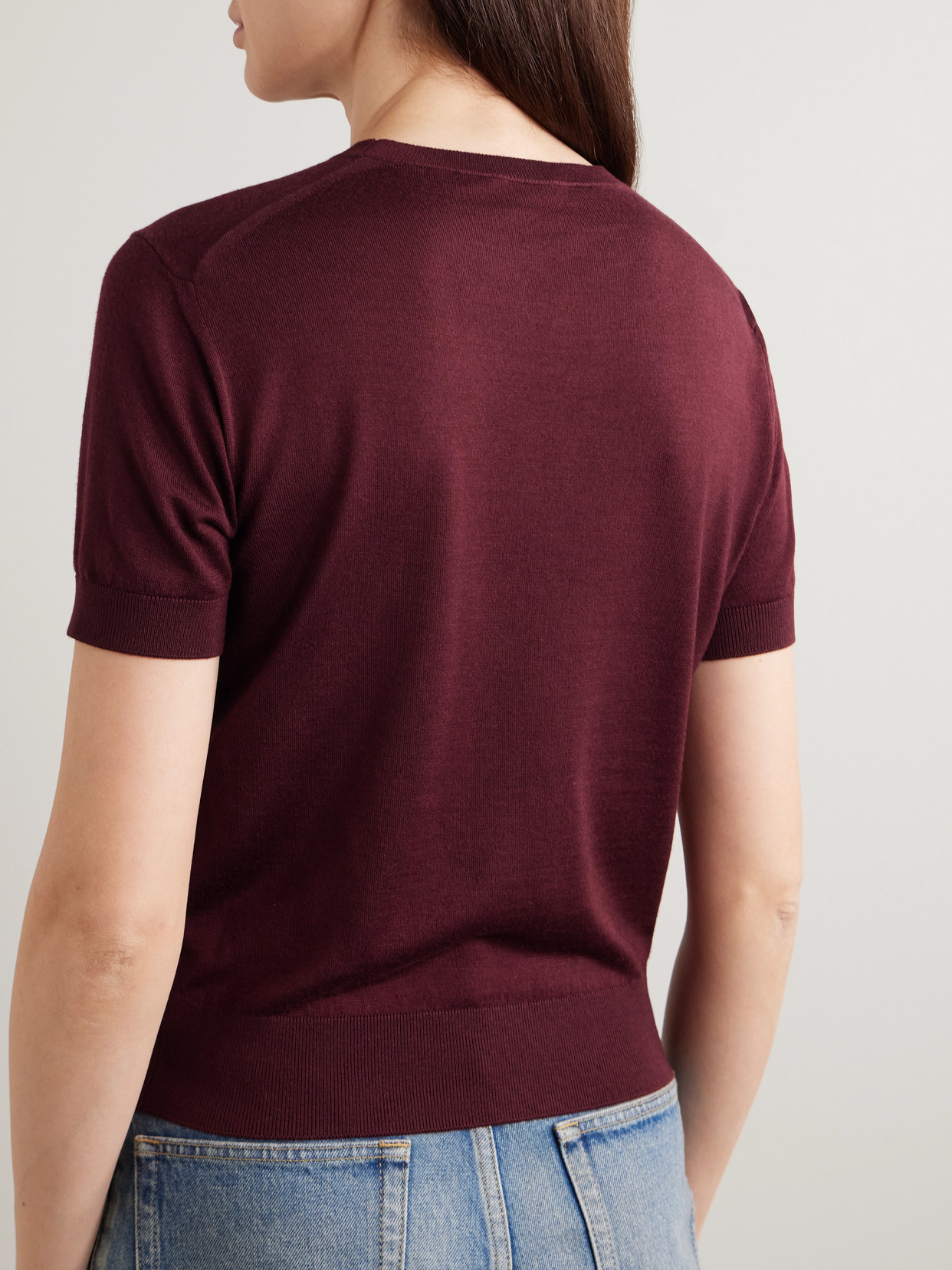 Wool, Cashmere And Silk-Blend Top