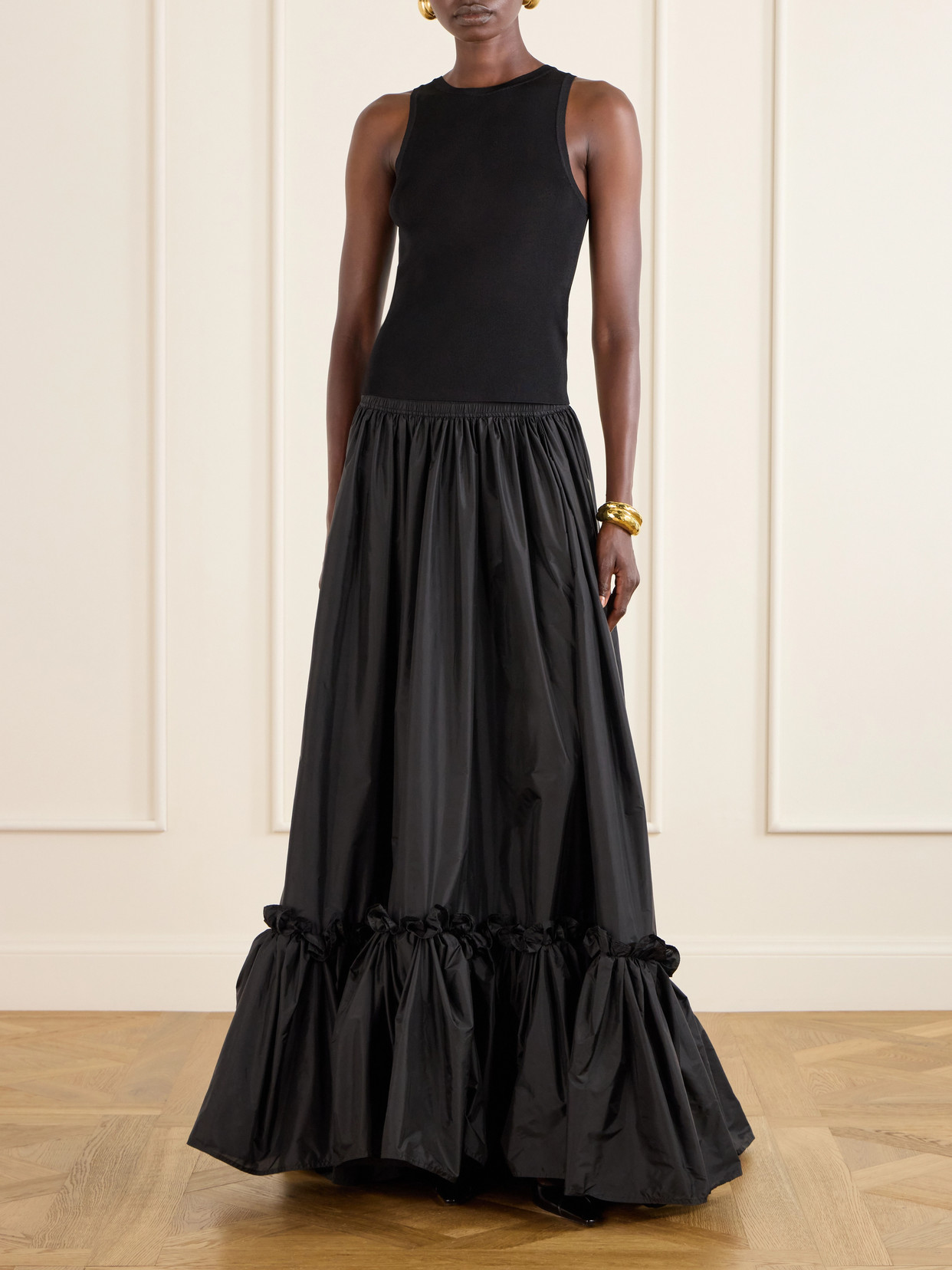 Tiered Ruffled Maxi