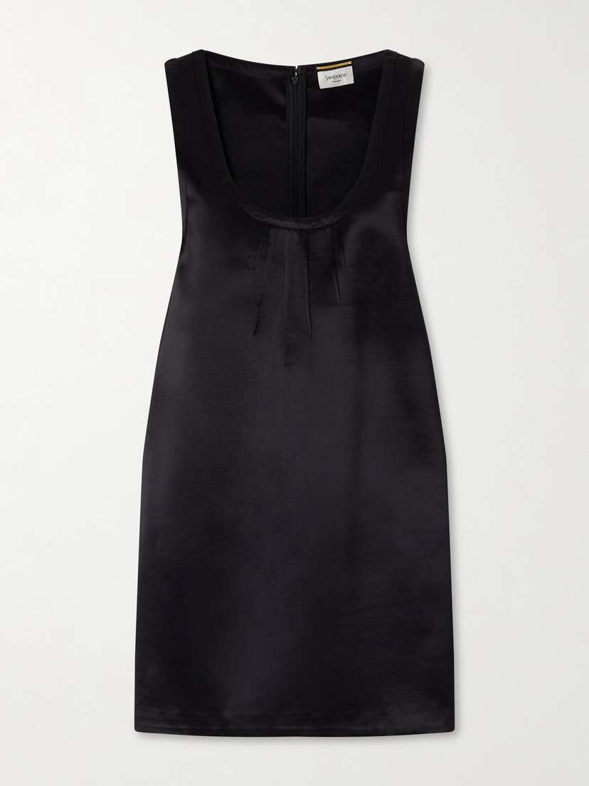 Saint Laurent Satin Mini Dress