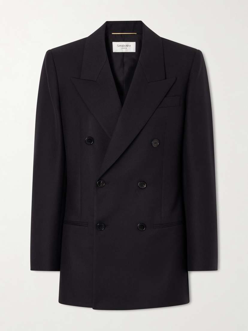 Saint Laurent Double-breasted Wool Blazer