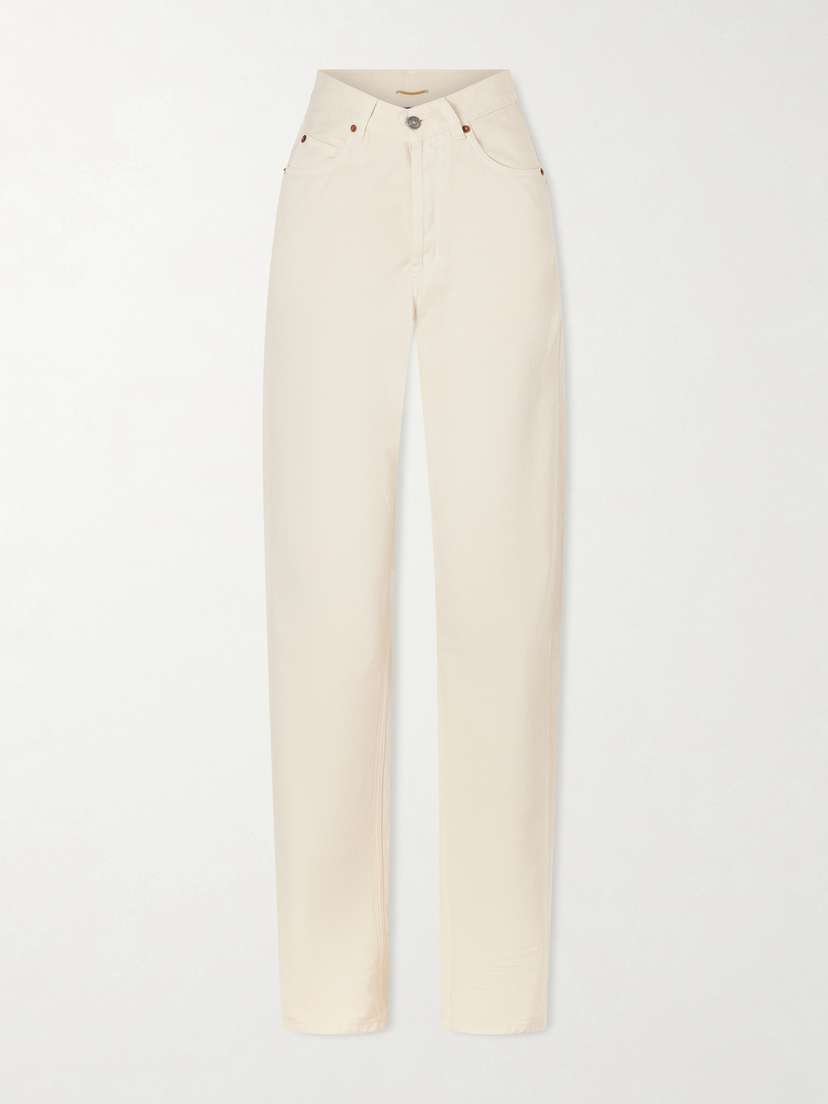 Saint Laurent High-rise Wide-leg Jeans