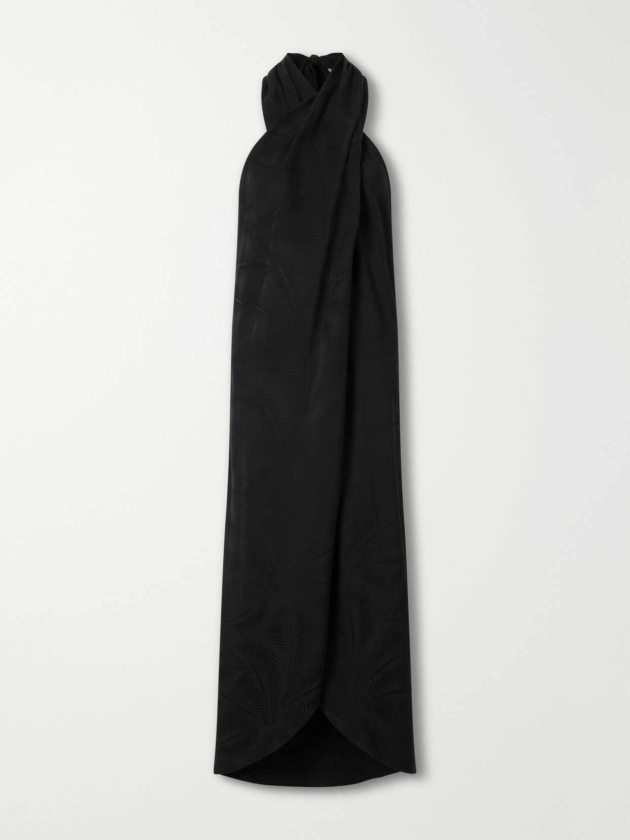 Silent Water Satin-Jacquard Tunic