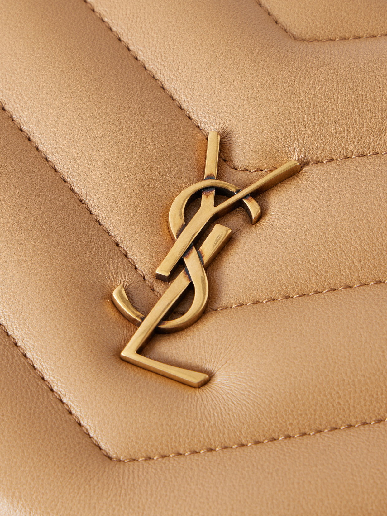 Loulou Quilted Textured-Leather Shoulder Bag