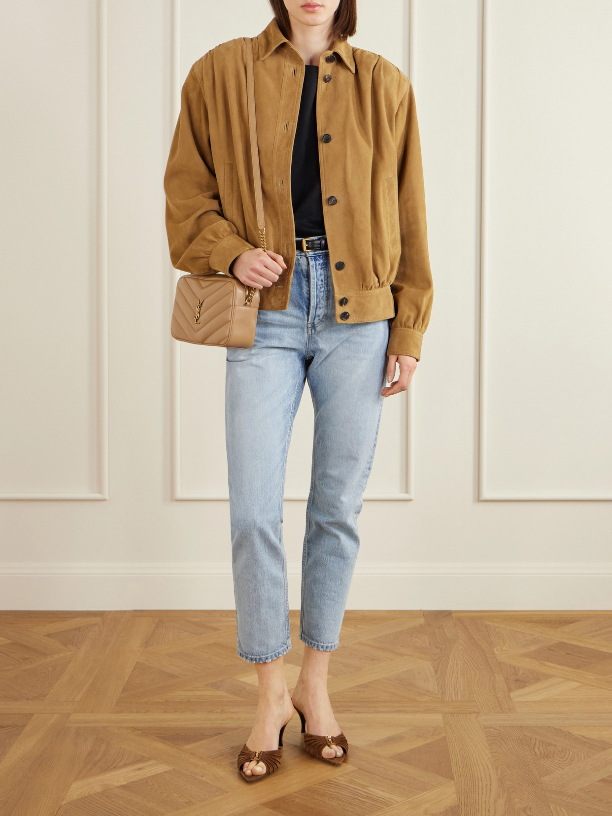 Loulou Quilted Textured-Leather Shoulder Bag