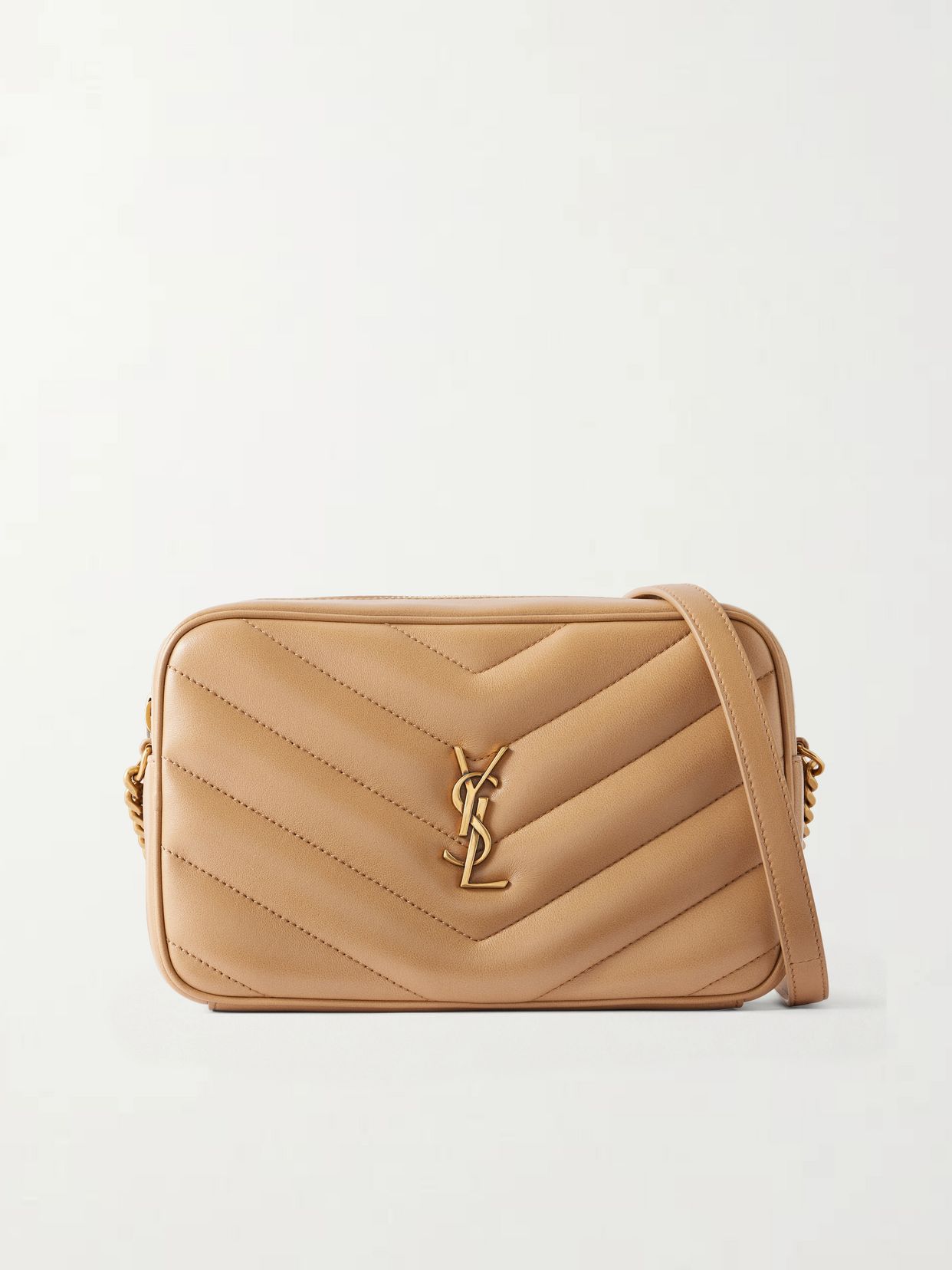 Loulou Quilted Textured Leather Shoulder Bag
