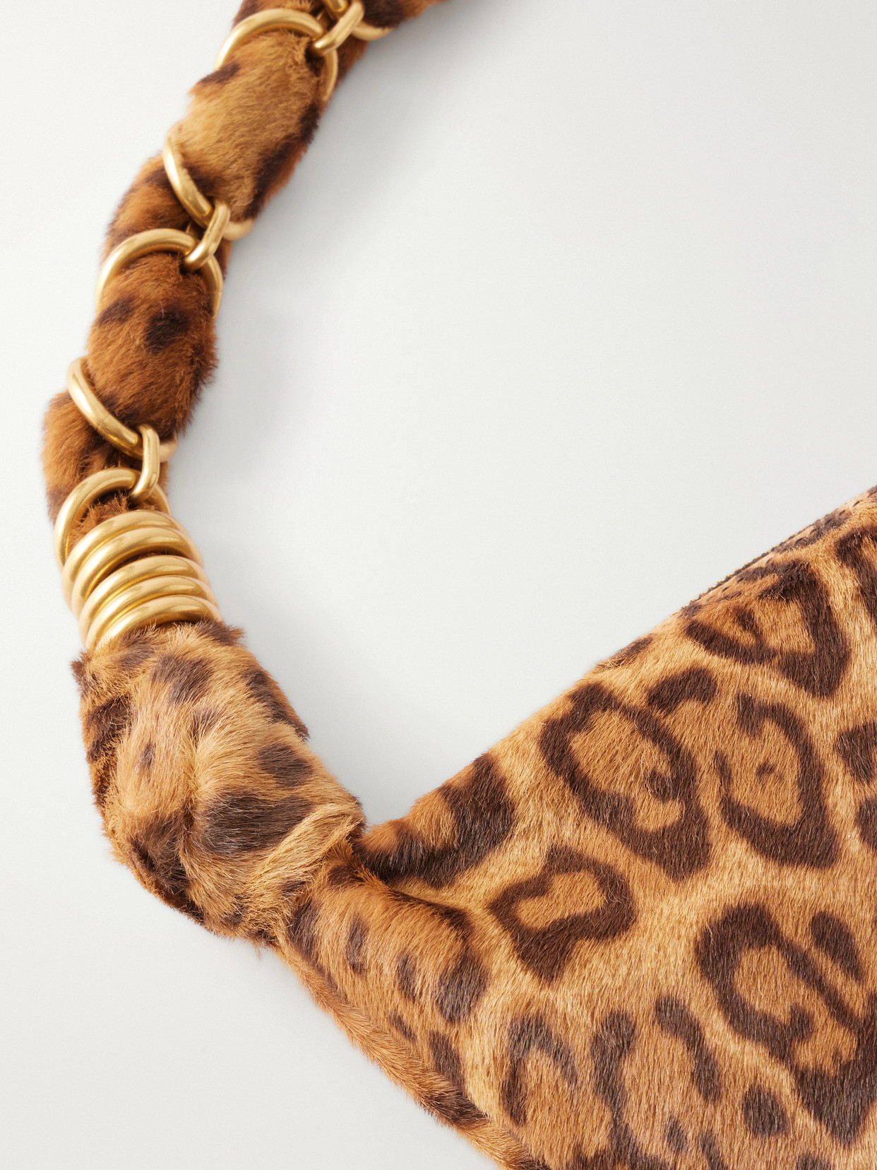 Amalia Mini Leopard-Print Shoulder Bag