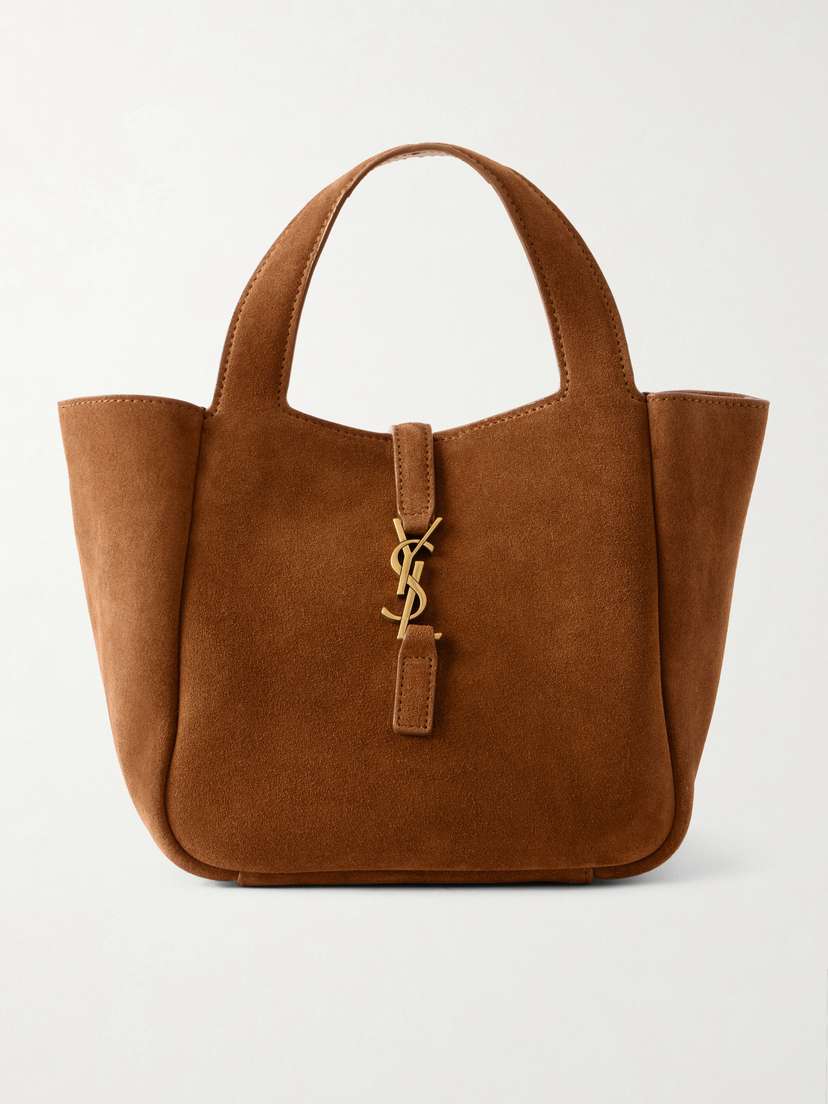 Saint Laurent Le 5 À 7 Baby Bea Suede Shoulder Bag