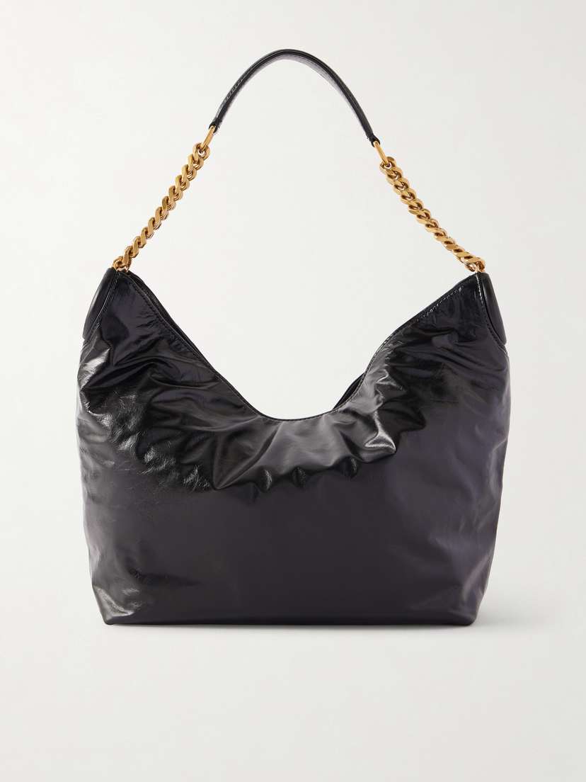 Saint Laurent Hortense Leather Shoulder Bag