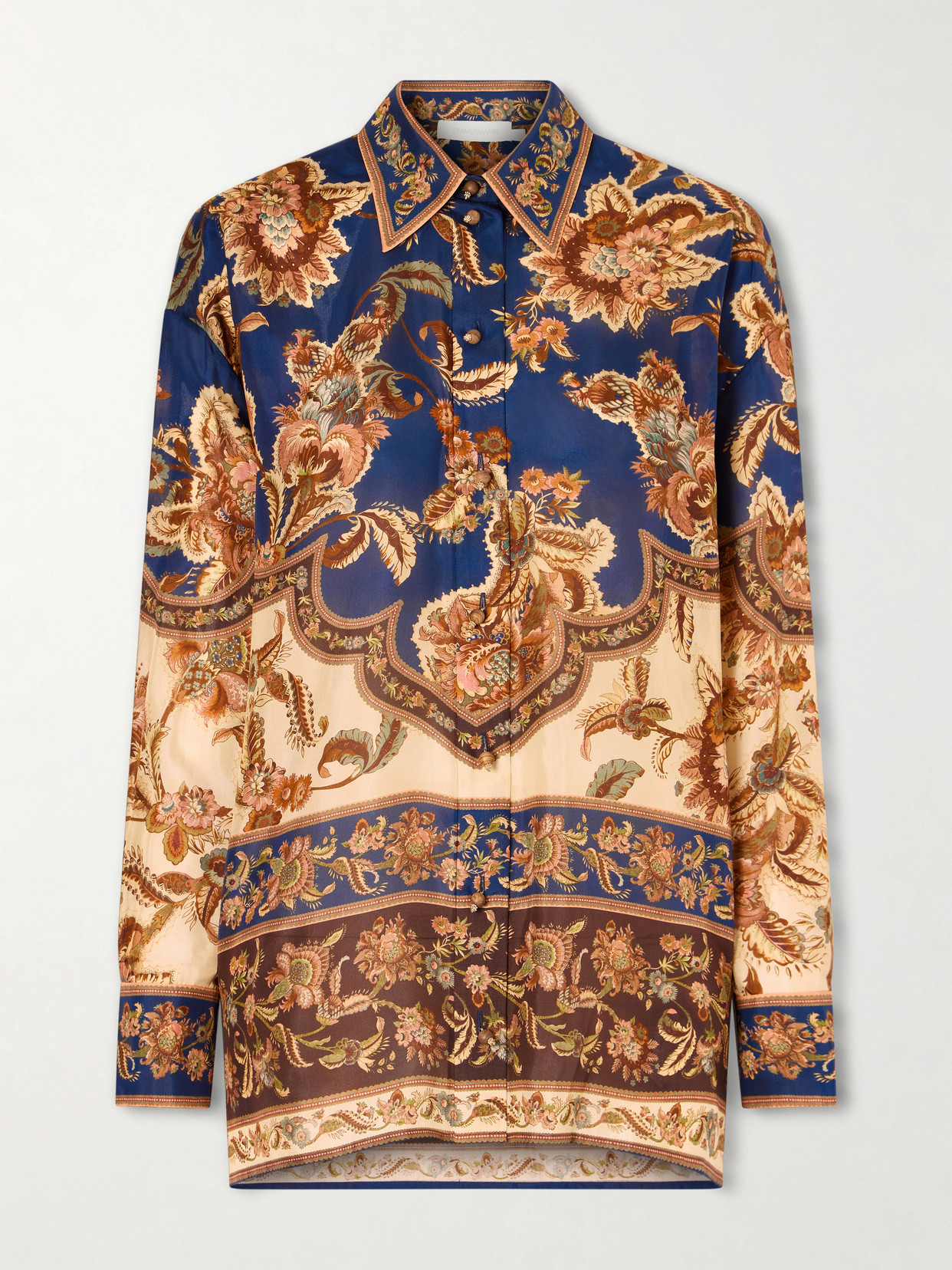 Aster Printed Silk Shirt