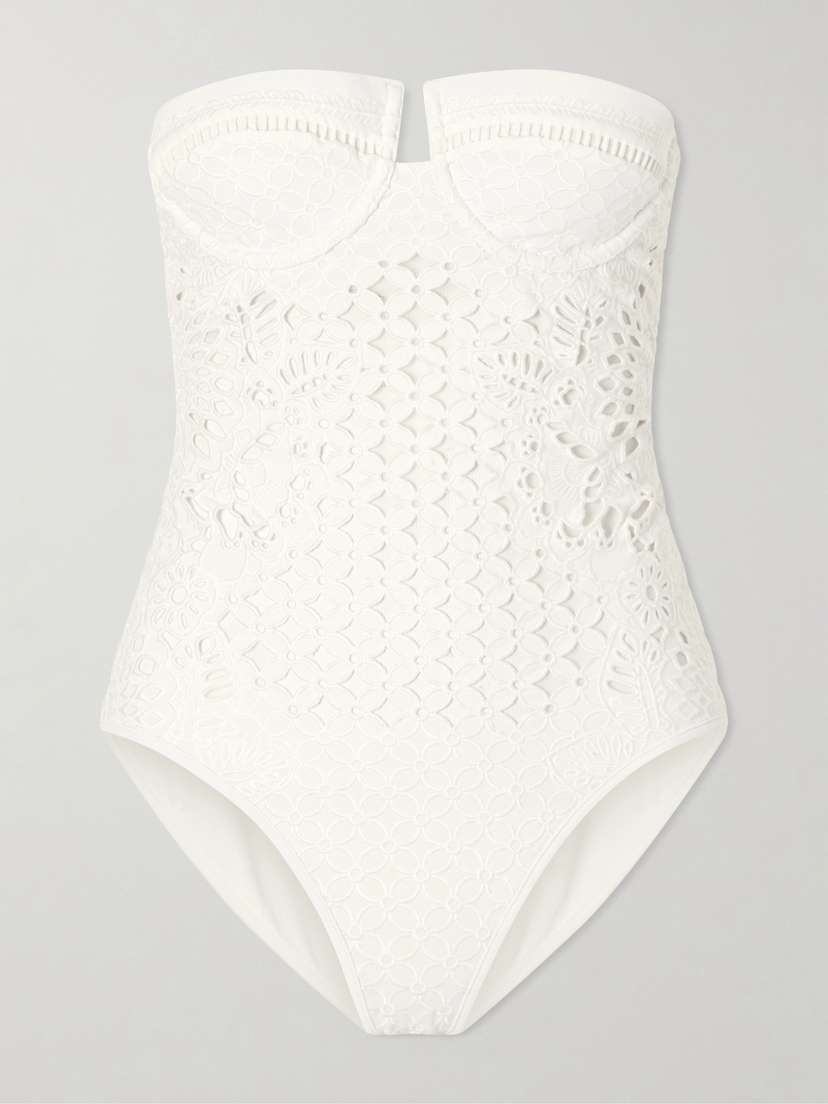 Zimmermann Indra Floral-embroidered Swimsuit | Thumbnail 4 Zimmermann Indra Floral-embroidered Swimsuit | Thumbnail 4