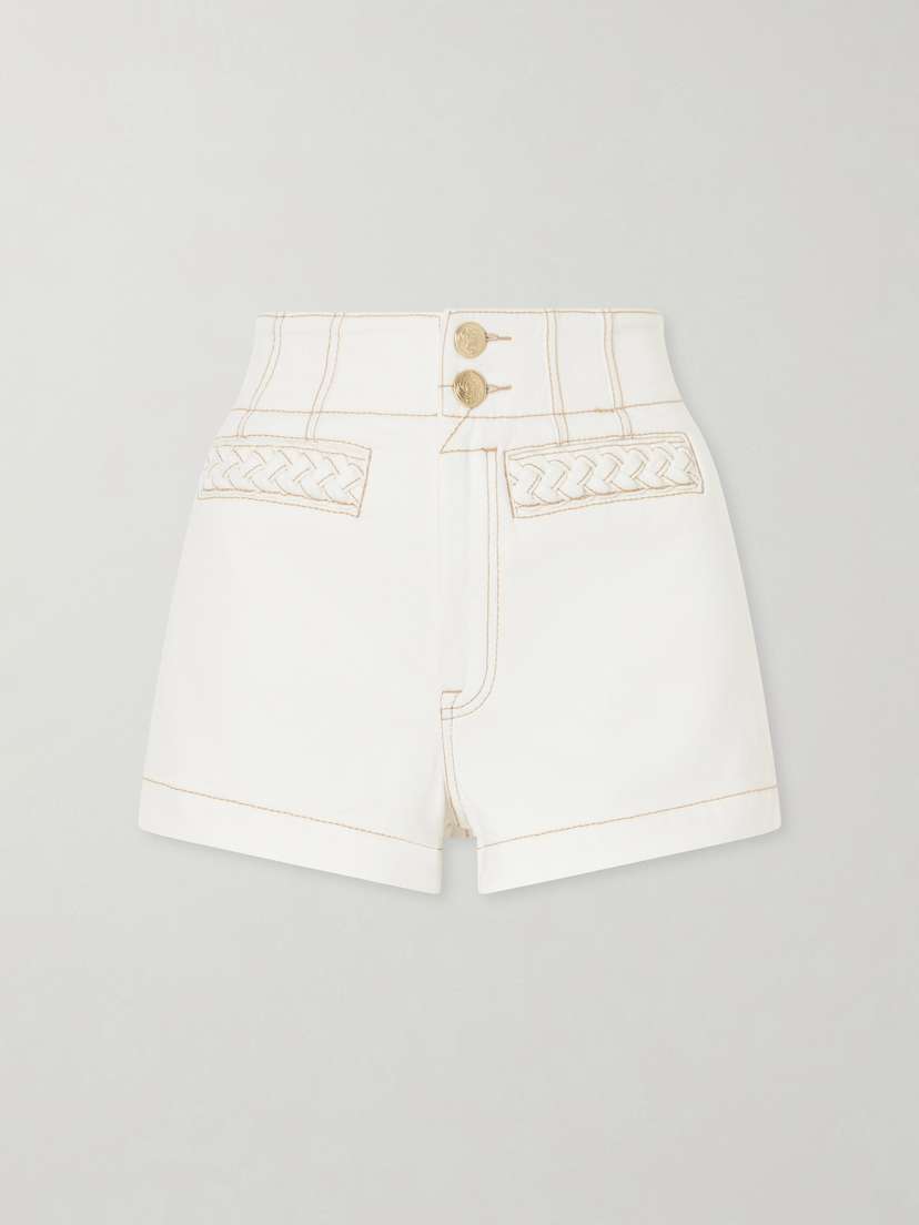 Zimmermann Roselight Denim Shorts