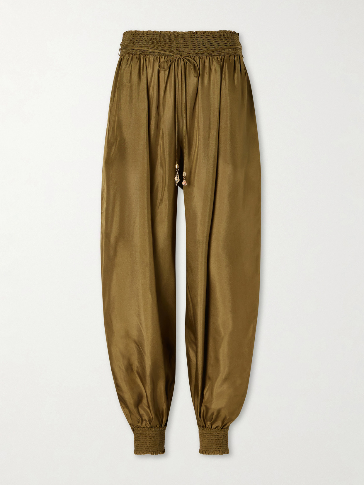 Zimmermann - Mahon Silk Balloon Pants - Green