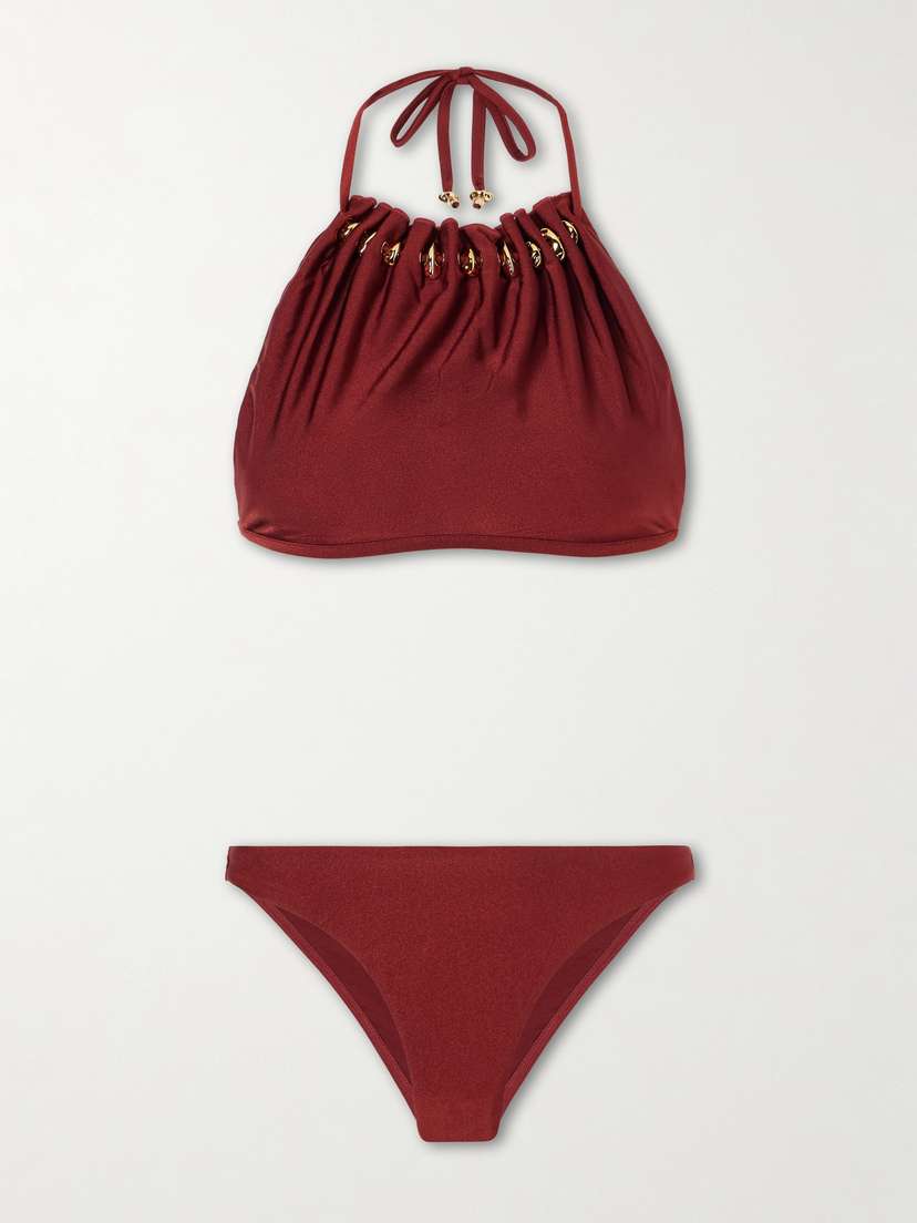 Zimmermann Aster Embellished Bikini | Thumbnail 4 Zimmermann Aster Embellished Bikini | Thumbnail 4