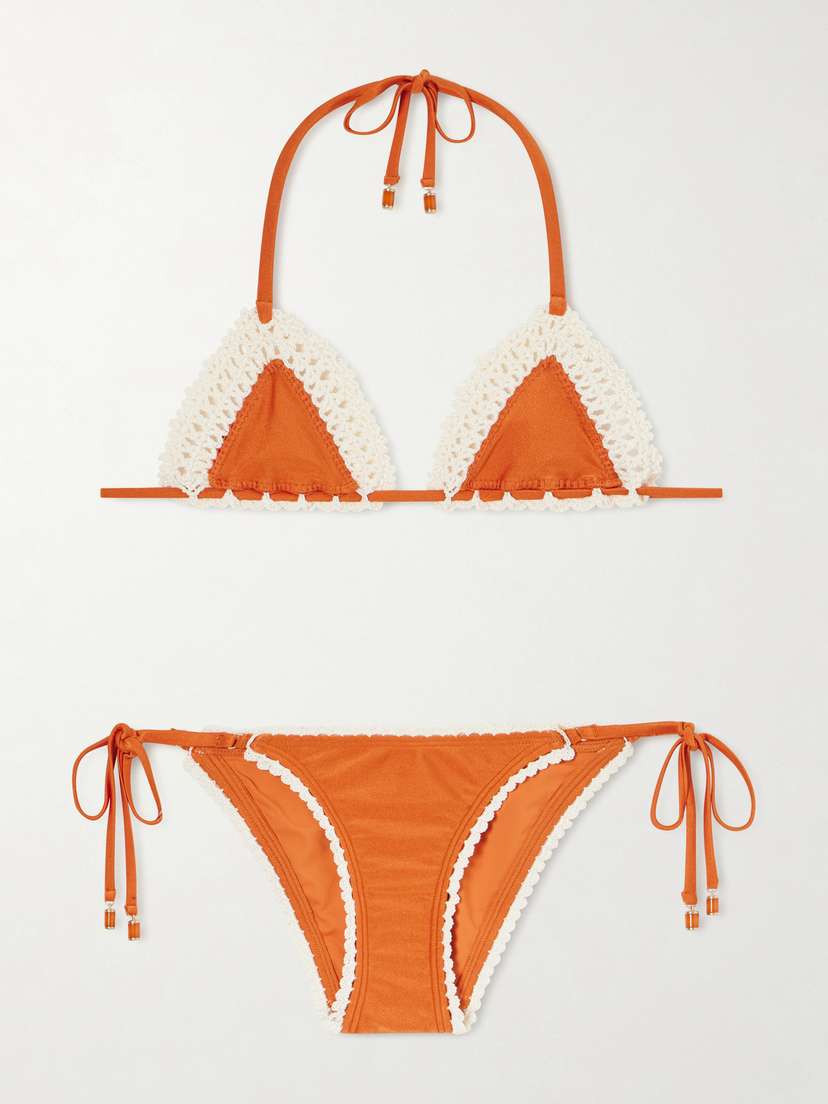 Zimmermann Mahon Crocheted Swimsuit