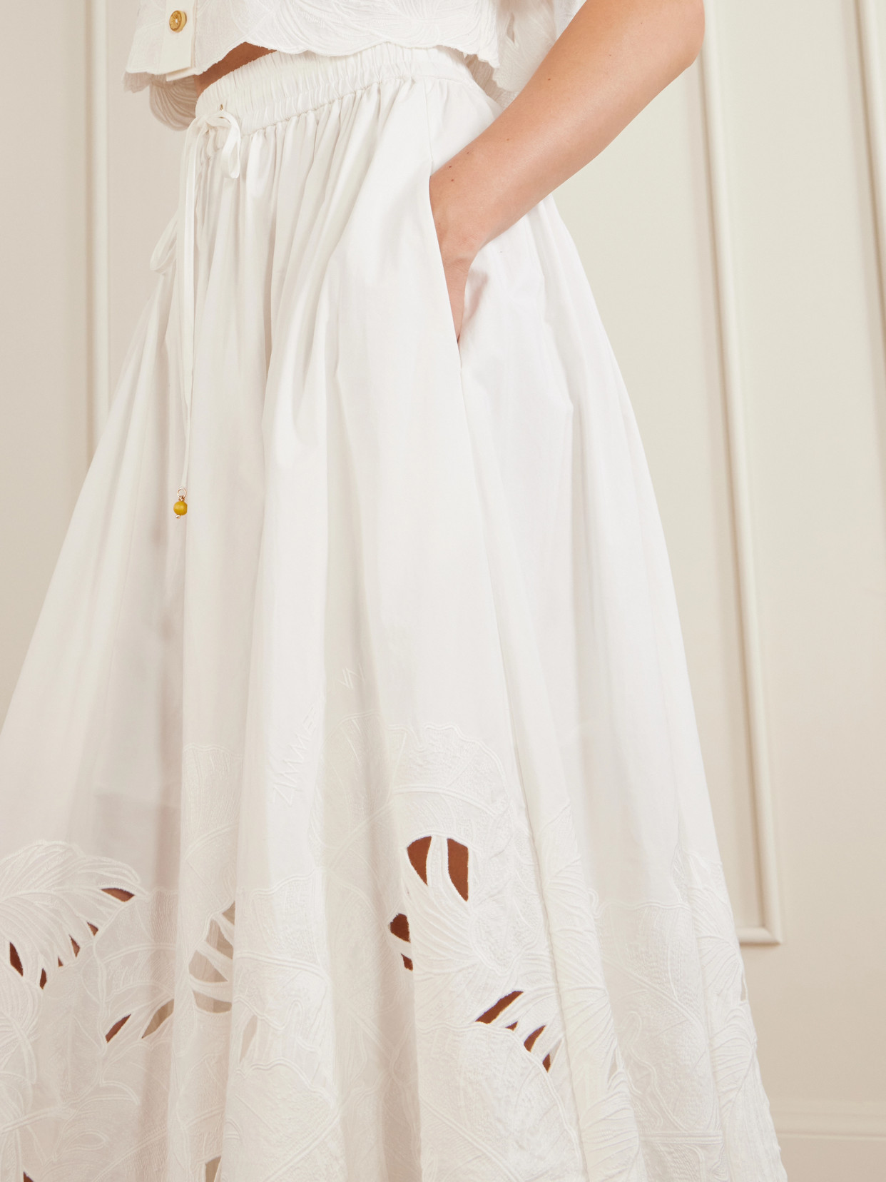 Mahon Embroidered Cotton Midi
