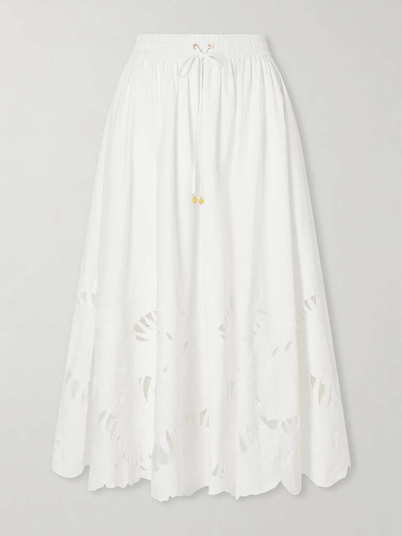 Zimmermann Mahon Embroidered Cotton Midi Skirt | Thumbnail 5 Zimmermann Mahon Embroidered Cotton Midi Skirt | Thumbnail 5