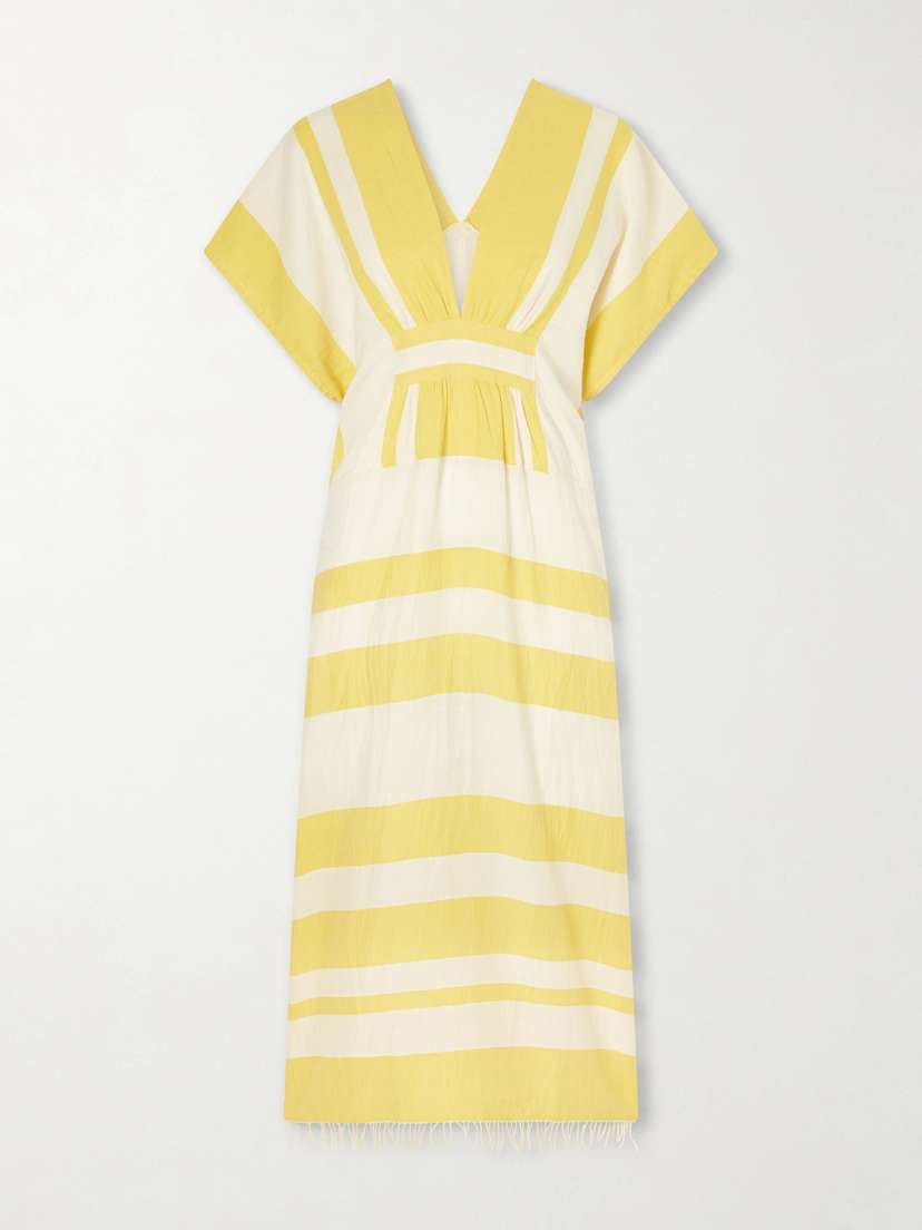 Lemlem Gasira Striped Cotton-blend Maxi Dress | Thumbnail 5 Lemlem Gasira Striped Cotton-blend Maxi Dress | Thumbnail 5