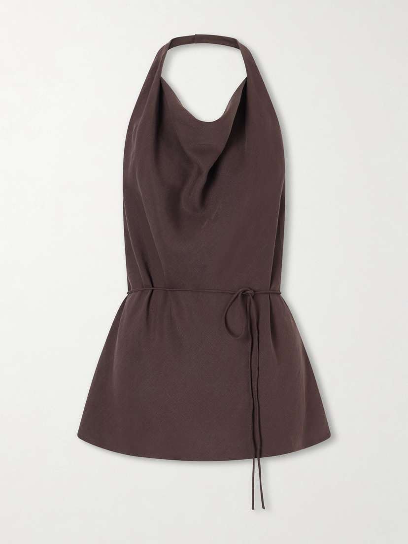 Faithfull Izaro Tencel™ Lyocell And Linen-blend Blouse | Thumbnail 5 Faithfull Izaro Tencel™ Lyocell And Linen-blend Blouse | Thumbnail 5